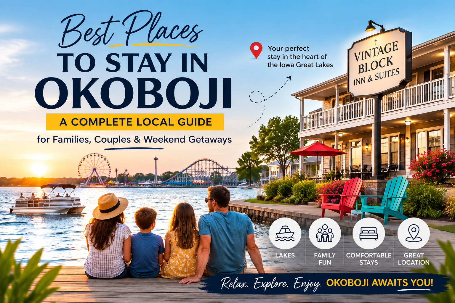 Best Places to Stay in Okoboji: A Complete Local Guide for Families, Couples &amp; Weekend Getaways