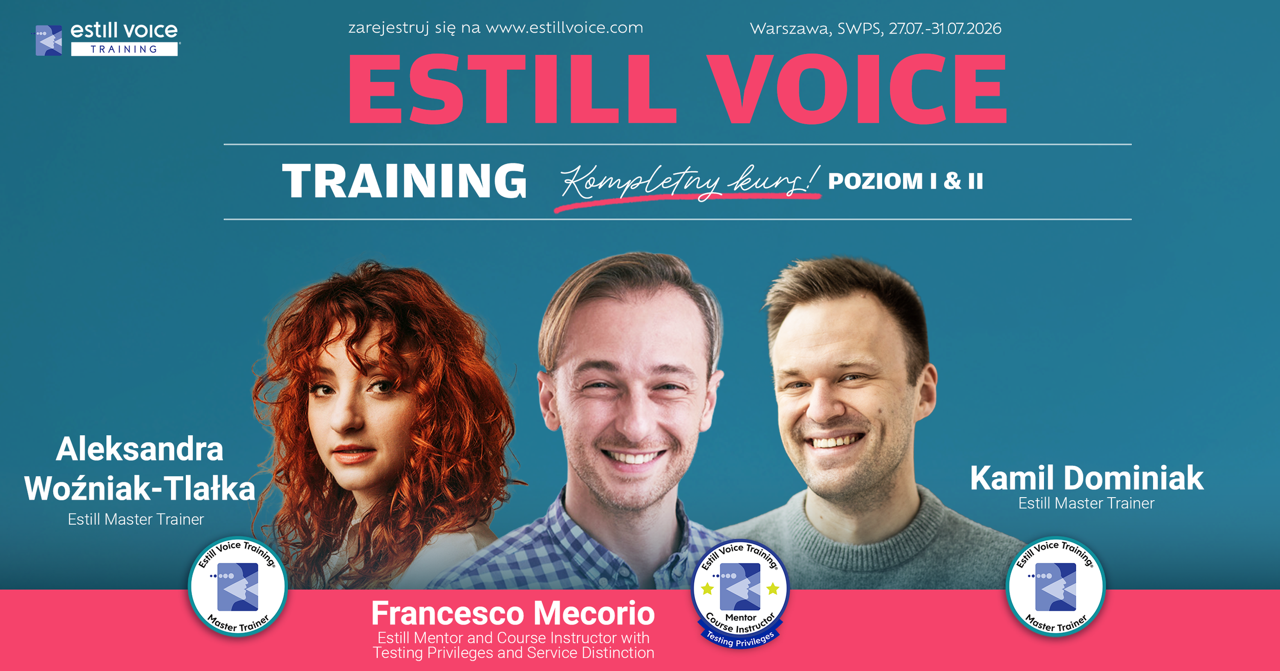Kompletny Kurs Estill Voice Training Warszawa 2026