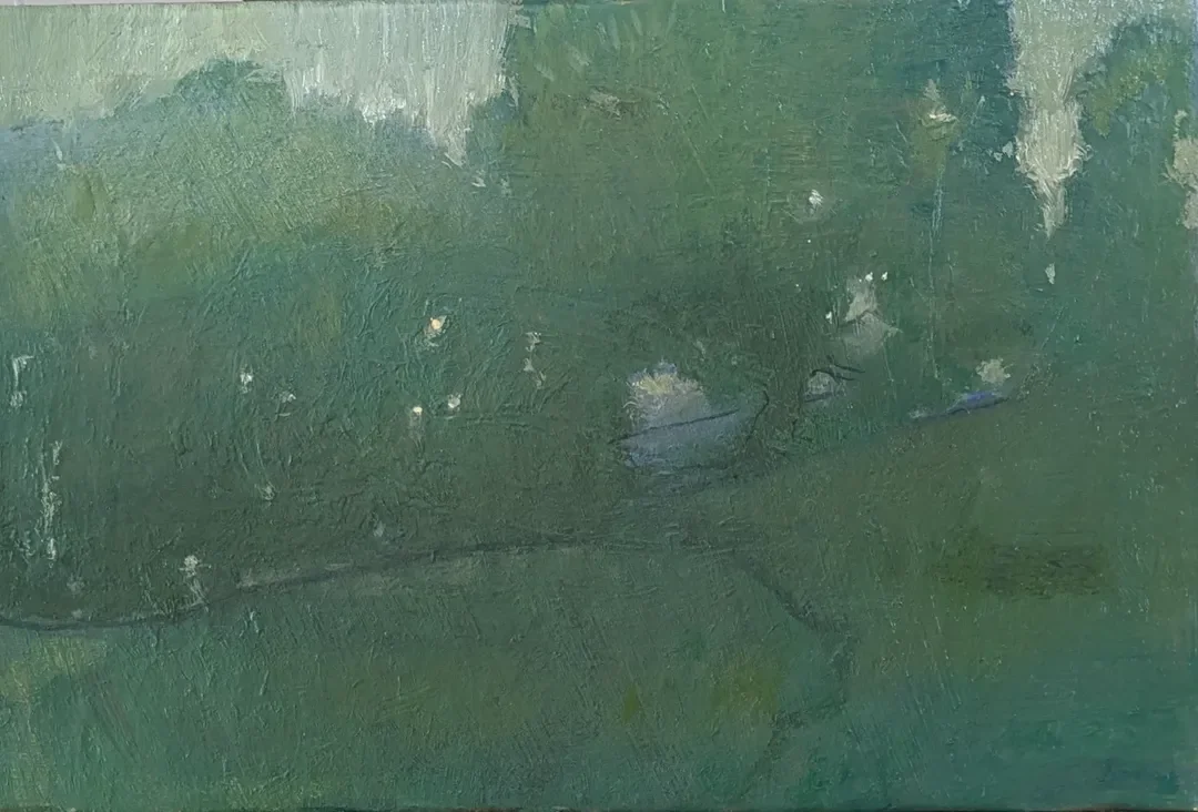 ``Evening landscape“ oil on panel. 2025 Sold 🔴