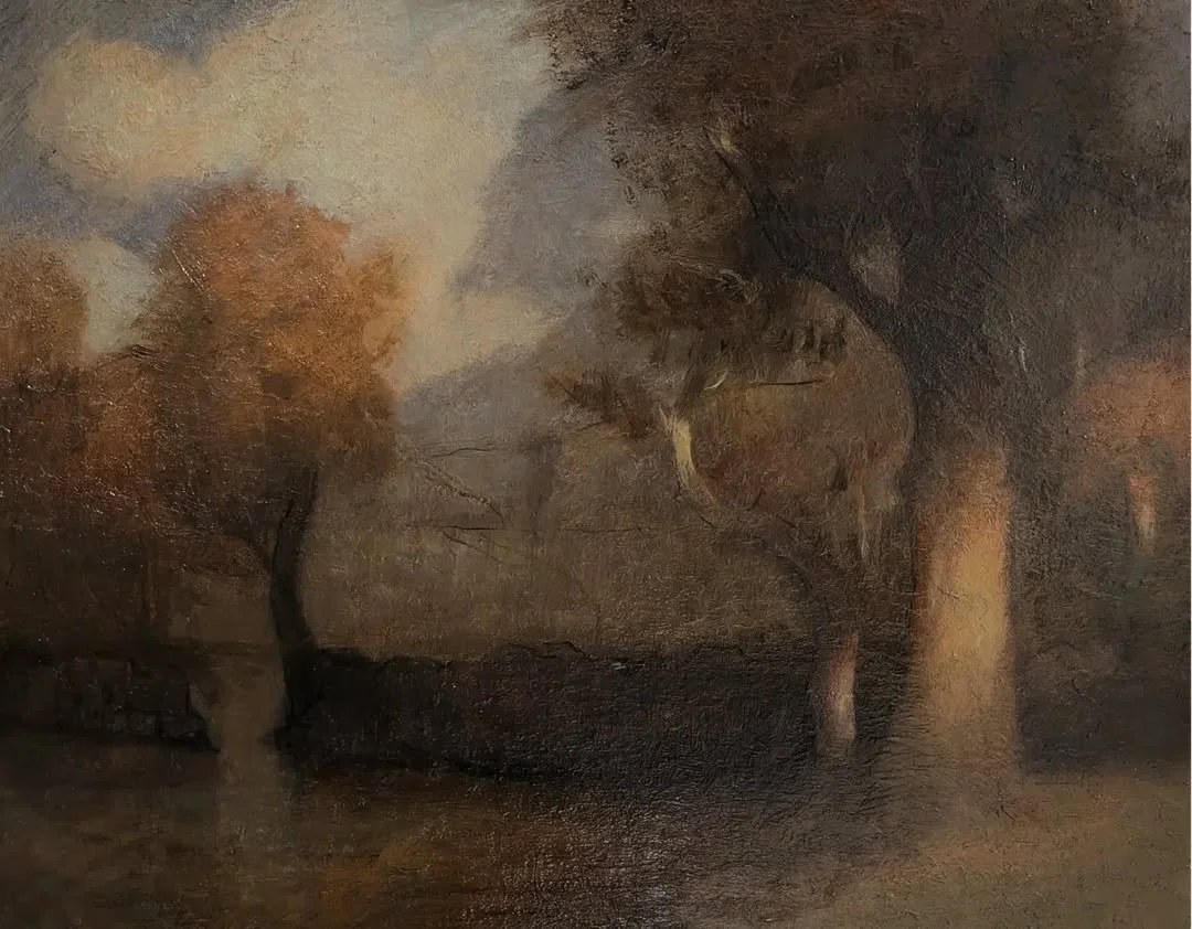 SOLD 🔴
'Bok vid stenmuren'  oil on linnen. 40x50 cm 
2021-2024