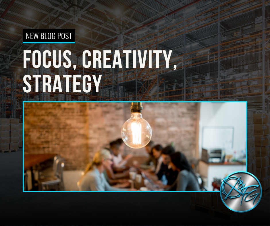 Focus, Creativity, Strategy - 3 Ingredient Recipe for Business SUCCESS