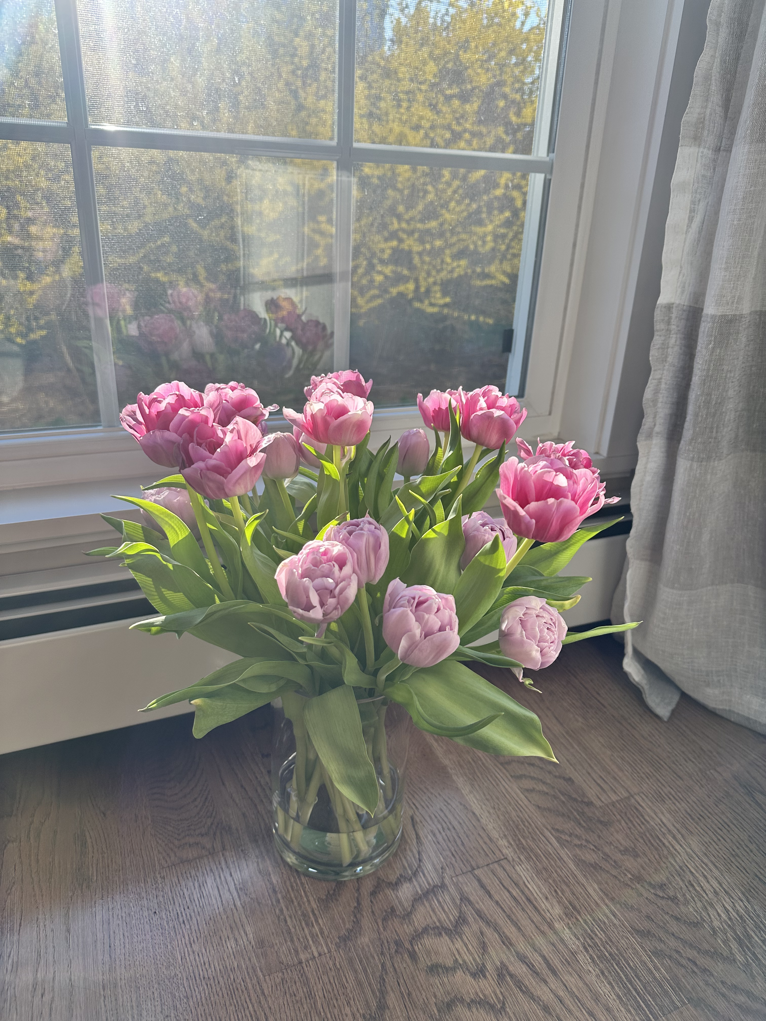 Mother's Day 2026 20 Stem Double Tulip Vase