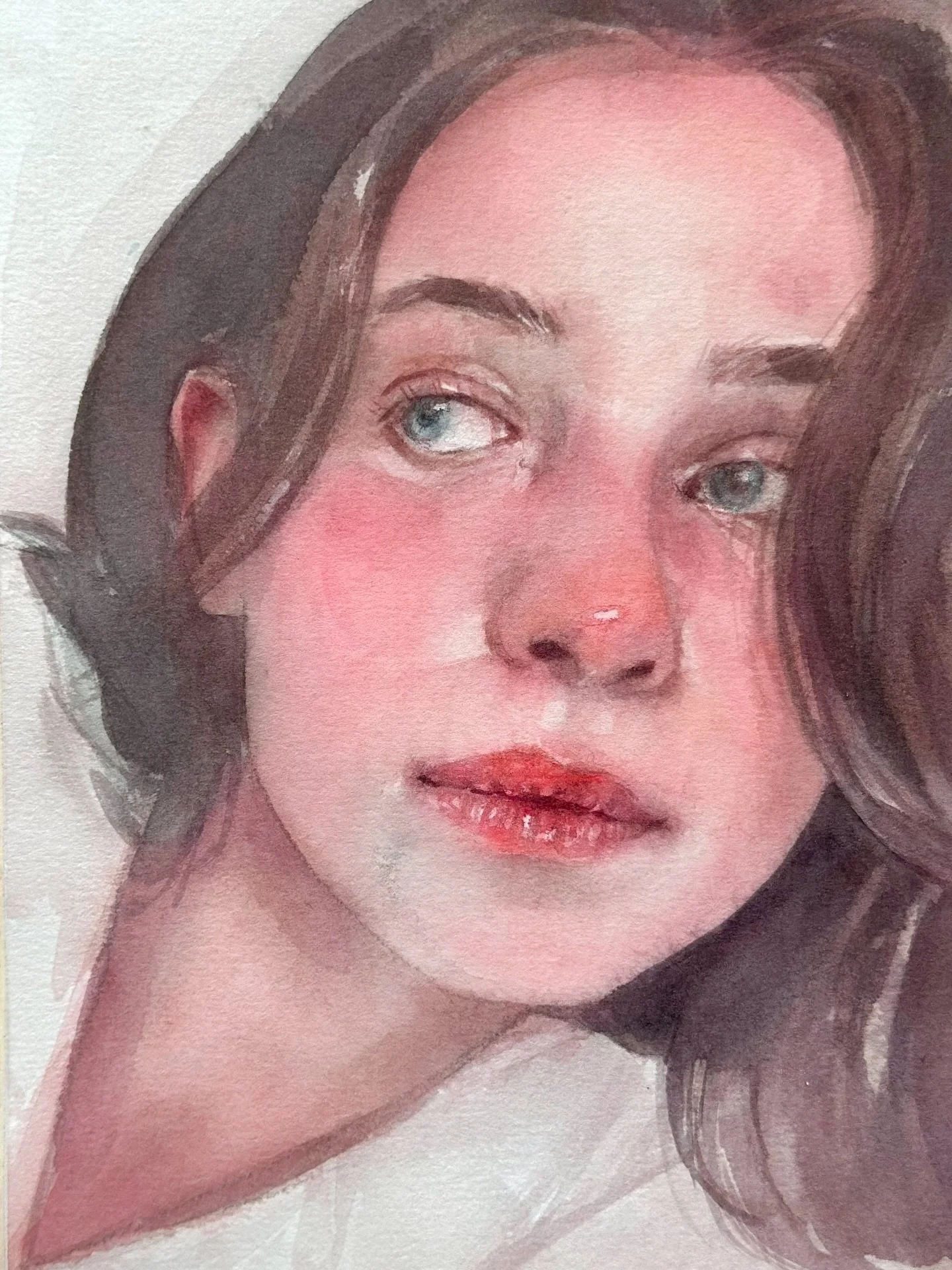 &ldquo;The One Who Sees&rdquo; 
6 x 9 INCH
Watercolor on cold pressed paper 
SOLD 🔴 

#Contemporaryportraiture #contemporarypainting #emergingartist #watercolorportrait #art #aquarela #watercolorpainting #watercolor #portrait #contemporarywatercolor