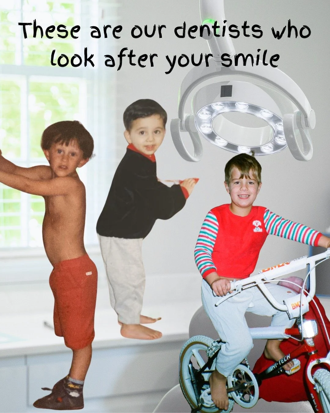 Team Takeley 🦷

The child behind the team, can you guess who is who??

#dentist #dentalsmiles #essexdentist #childhood #teamwork