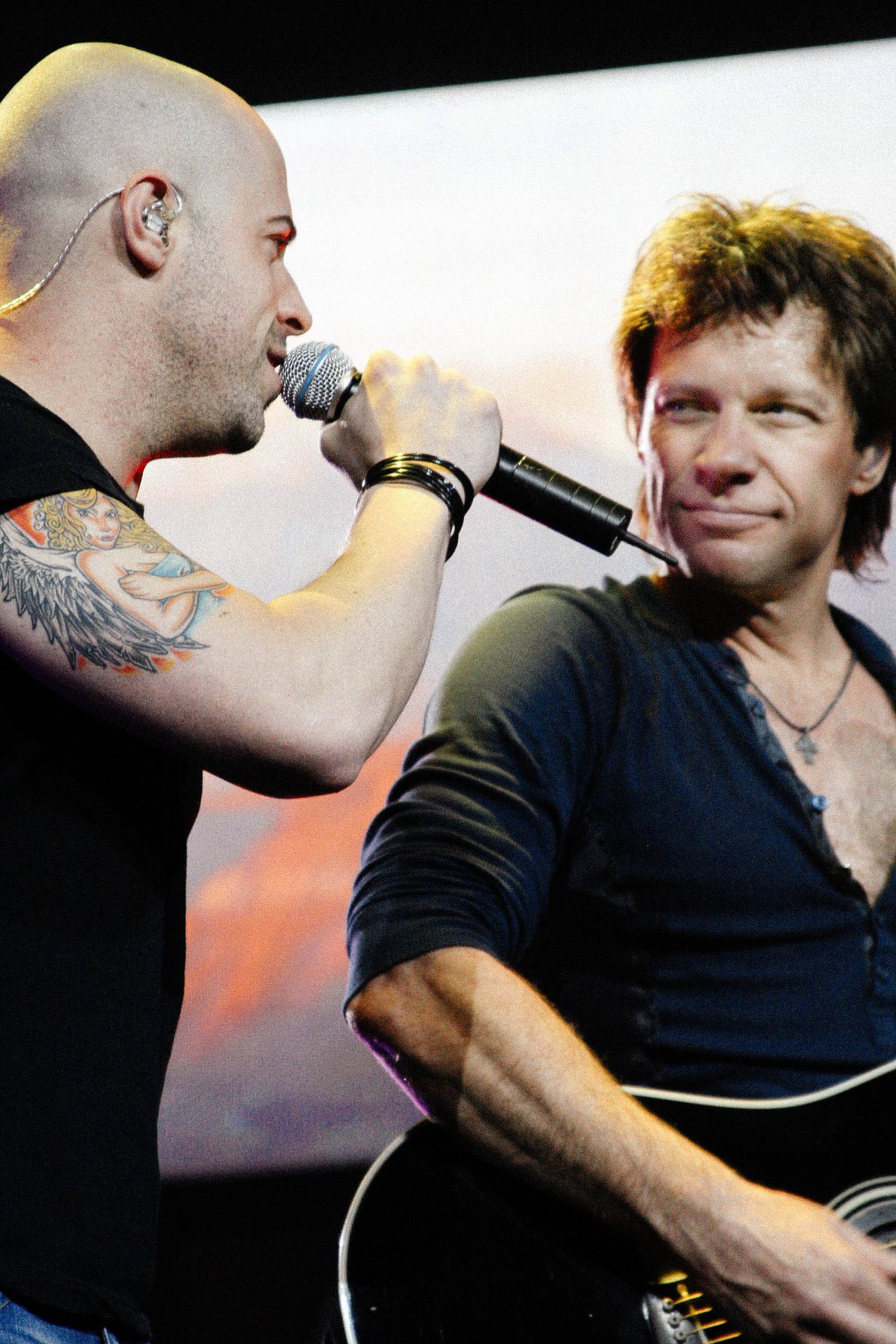 Chris Daughtry with Bon Jovi