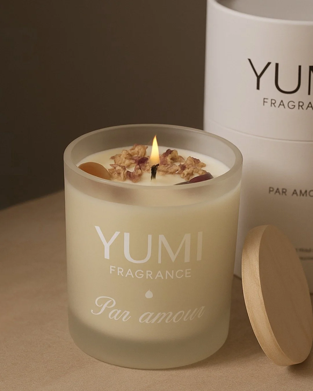 ✨ Light Your Ritual, The Vegan Way ✨
Introducing the YUMI Par Amour Candle &mdash; a clean, vegan luxury designed to transform any space into a sanctuary of calm. 🌿🕯️

Crafted with care, free from compromise, and infused with elegance.
Because true