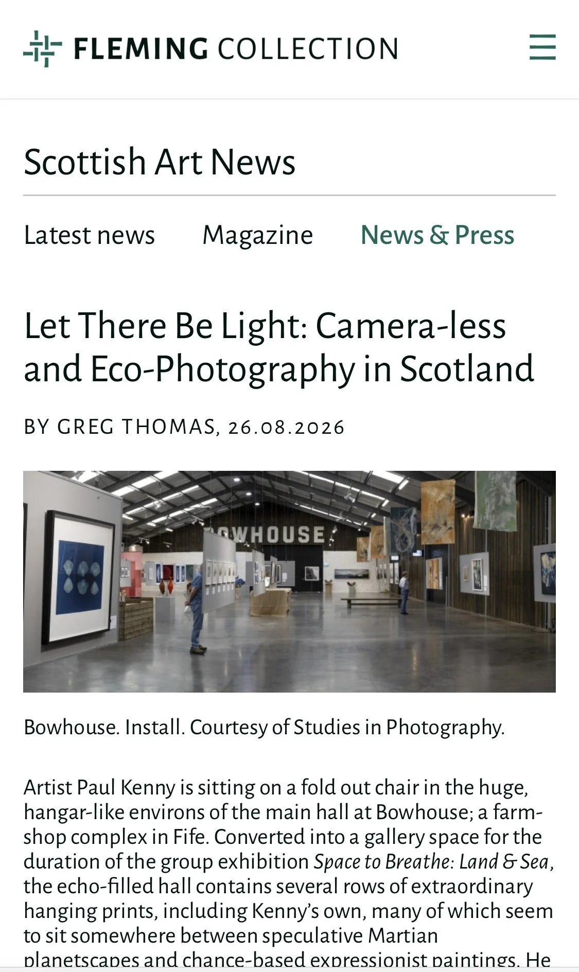 Aug 2026, Fleming Collection. Click to see full article.