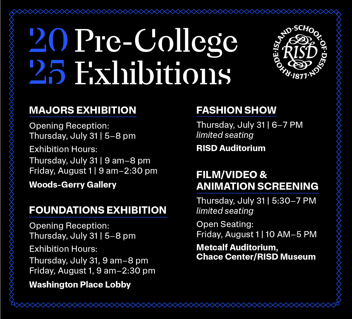Summer RISD Exhibitions