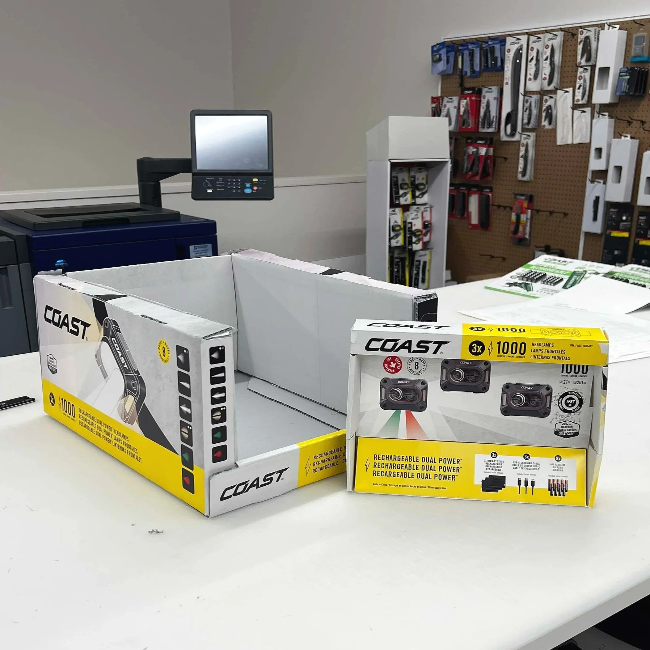 By printing and assembling models, I turned flat designs into tangible displays that guided feedback and final decisions.