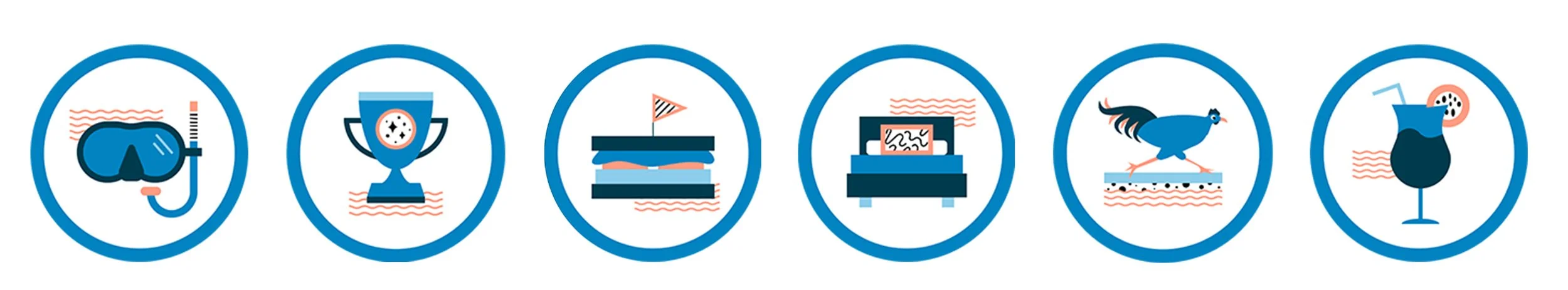 Instagram highlight covers for The Gates Hotel