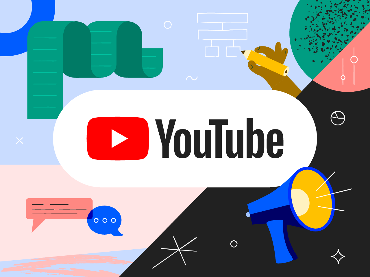 A hero illustration to be re-used a number of times for various "policy" themed blog posts