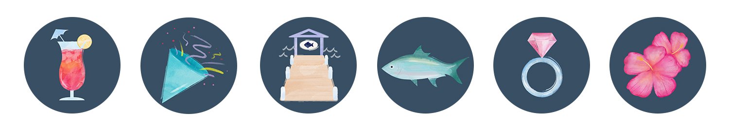 Instagram highlight covers for Cheeca Lodge