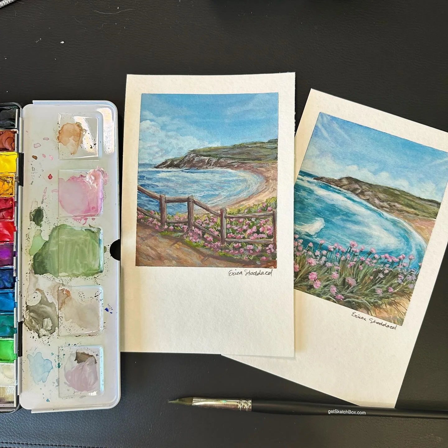 I&rsquo;ve been dedicated to honing my skills in gouache painting lately. While I&rsquo;ve been so pleased with the results of my paintings, I&rsquo;ve found that the process is more time-consuming and demanding than I want it to be, particularly whe