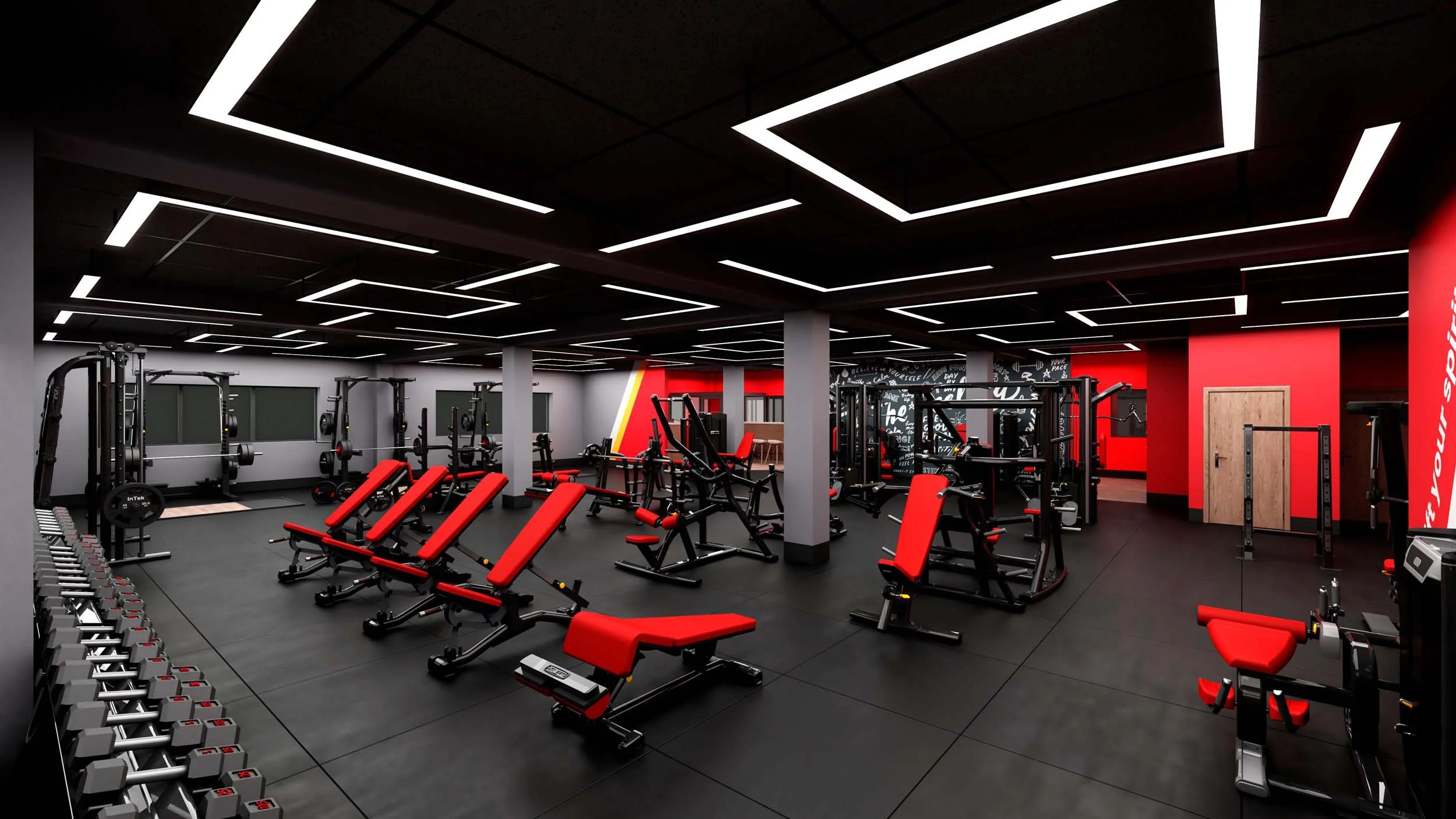 Facility Space Planning · Cutaway Axonometric Showing Equipment Matrix, Lighting Grids & Circulation Paths.