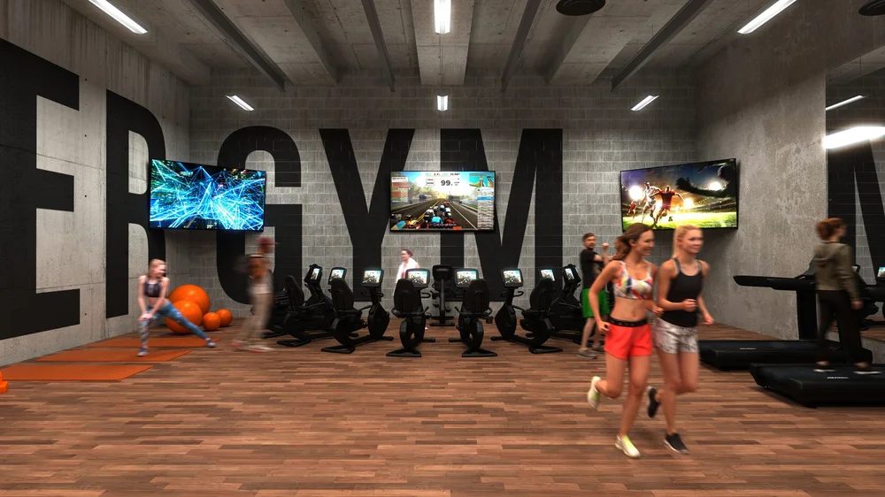 Interior - Gym 3D Visuals — SuperCreative - 3D Freelancer