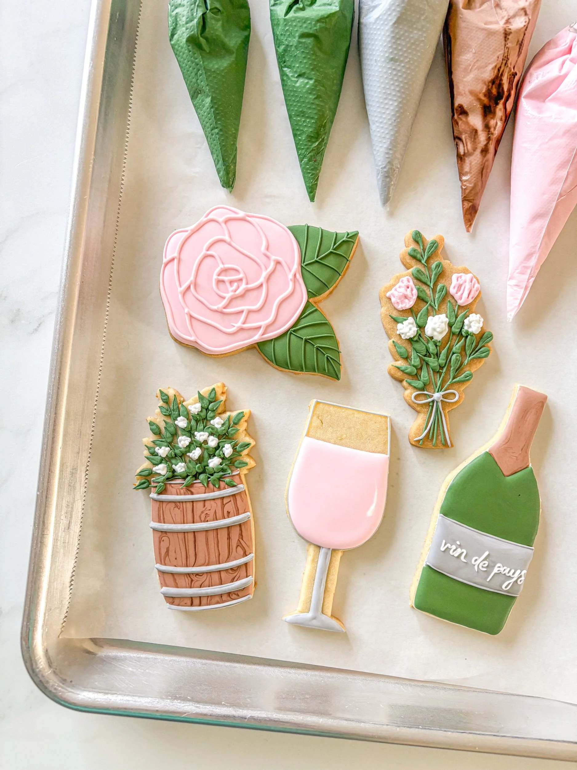 Vineyard Blooms & Bakes Cookie Class