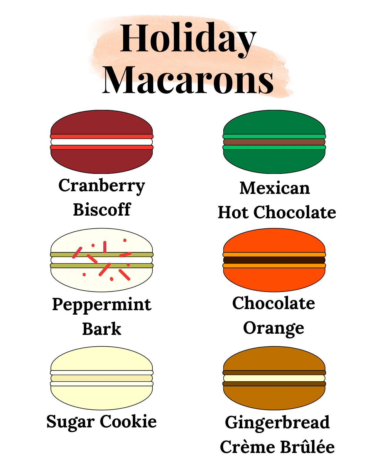 Holiday Macaron Assortment Box