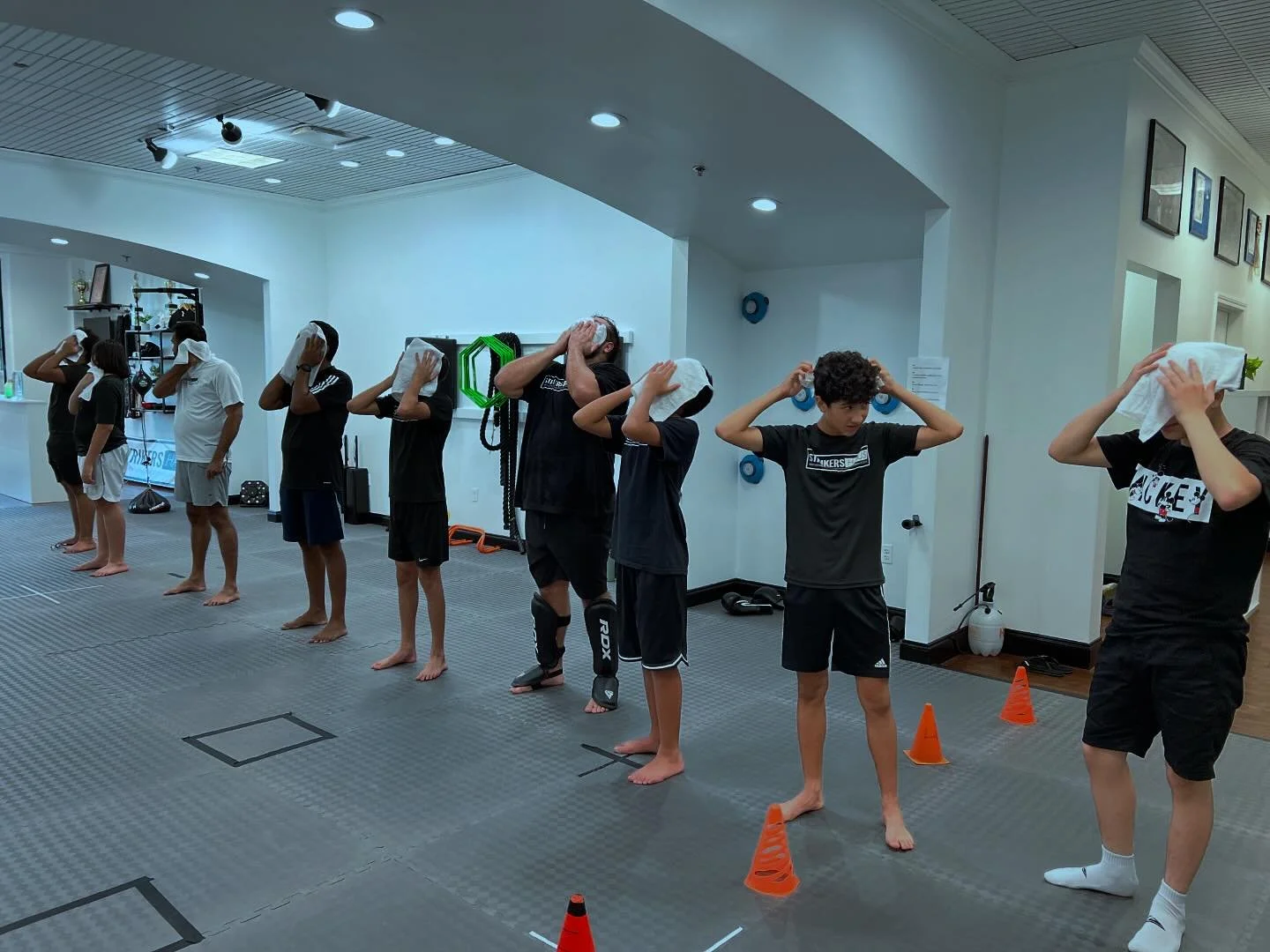 Our athletes finish with cold naturally scented towels to help bring their heart rates down, freshen up and promote healthy recovery. #strikershaus #mma #kickboxing #boxing #martialarts #alpharetta