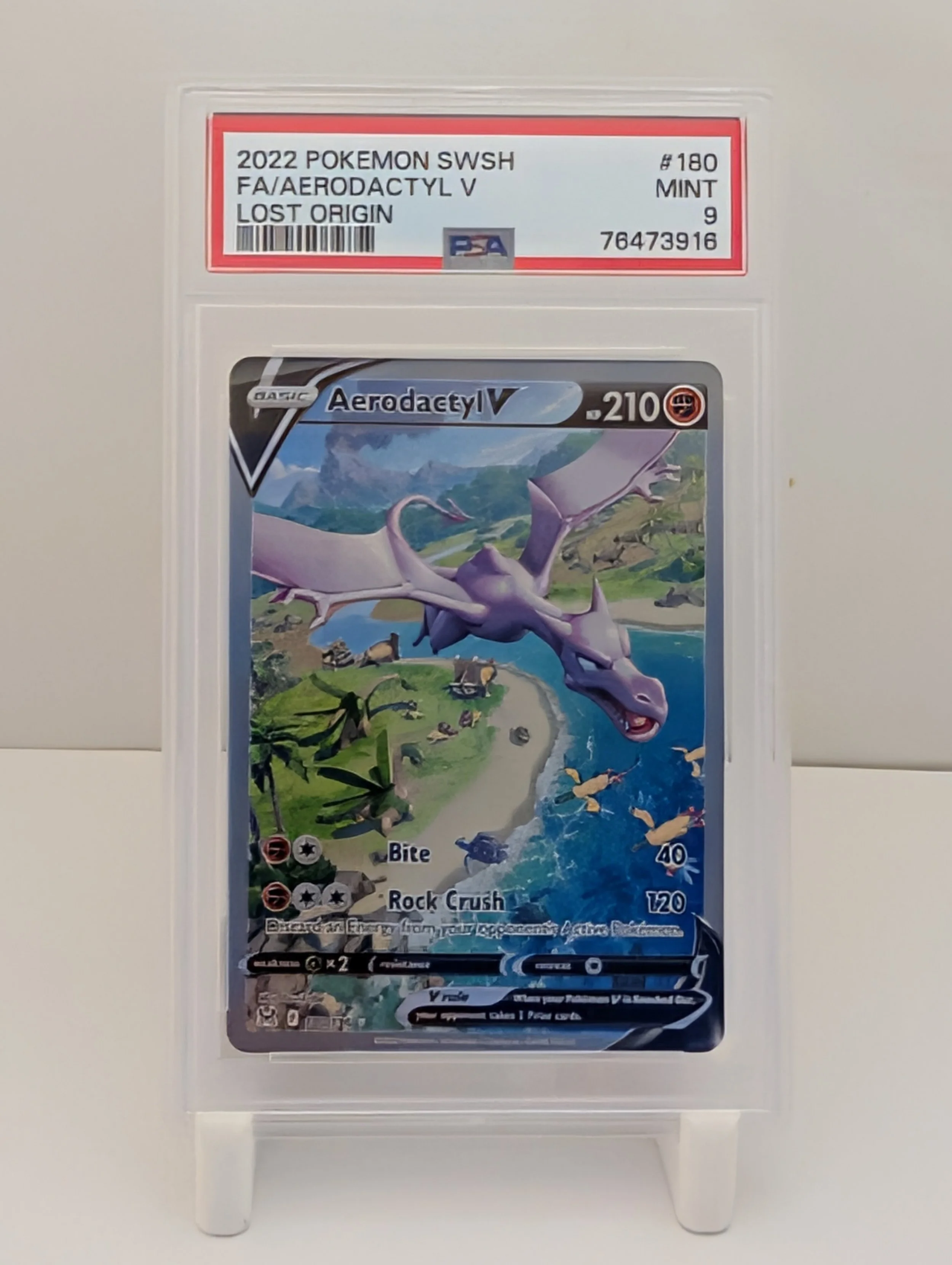 Pokémon Aerodactyl V PSA 9 | Lost Origin 2022 | Graded Card