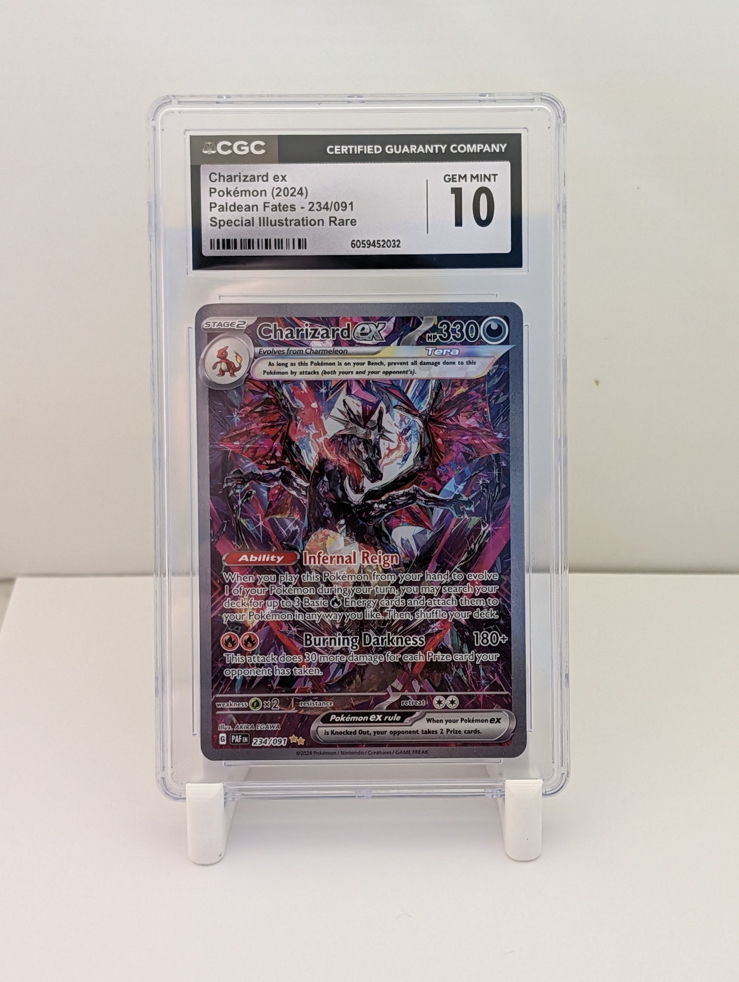 Charizard ex CGC 10 | Paldean Fates 2024 SIR 234/091