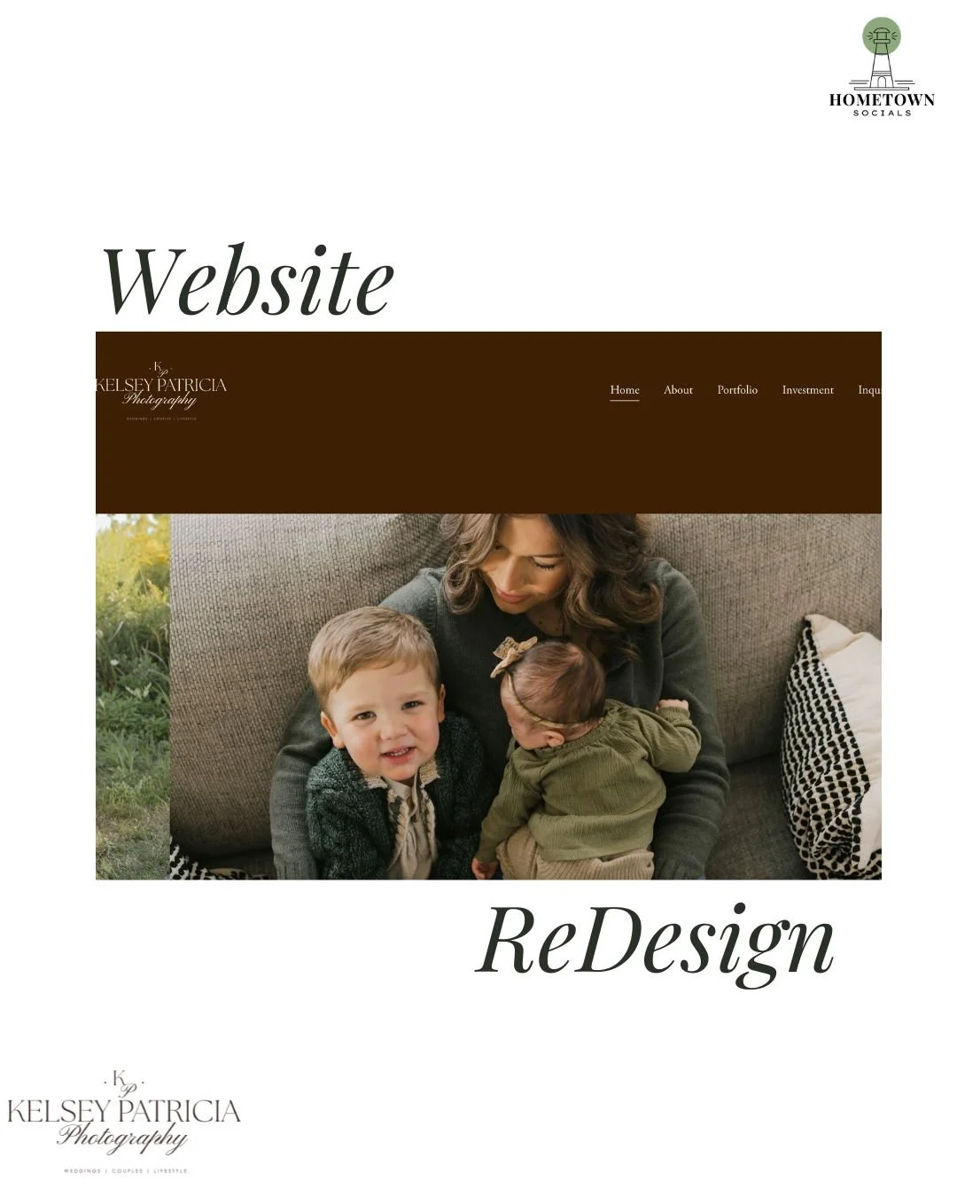 A fresh new online home for Kelsey Patricia Photography 🤍 @kelseypatriciaphotography 

We recently redesigned Kelsey&rsquo;s website to better reflect her timeless, storytelling approach to photography, creating a space that feels intentional, eleva