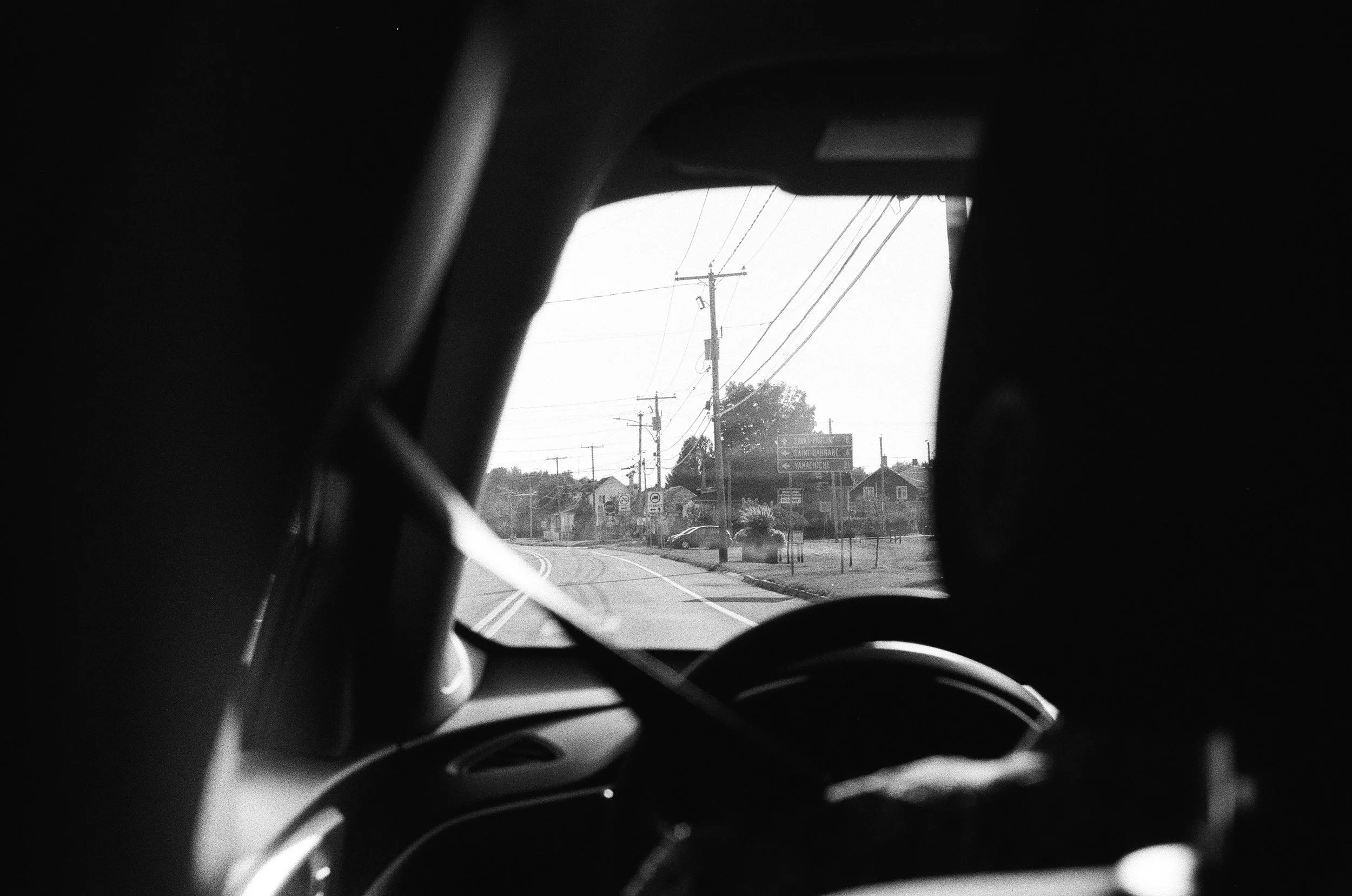 On the road, Mauricie, Caroline Le Com