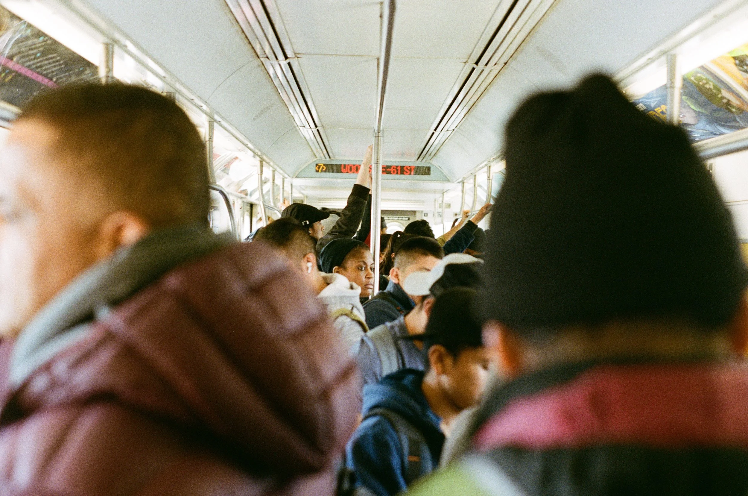 Heure de pointe, New-York City, Caroline Le Com, 2023