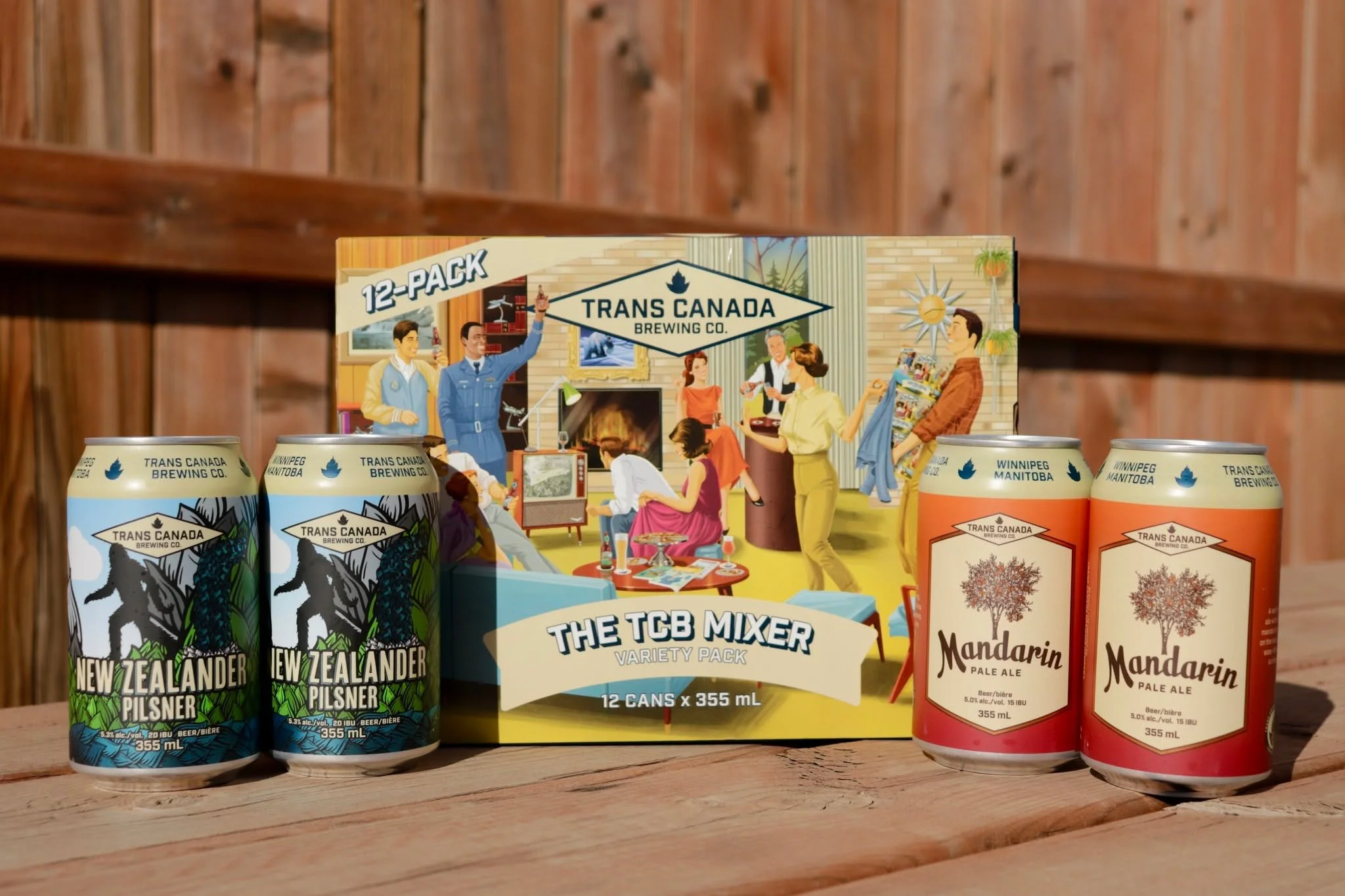 Kick off the weekend with our brand new TCB Mixer Variety Pack! 
This mix features:
🏞️ New Zealander Pilsner: Take a trip to the other side of the world with this refreshing blend of New Zealand hops and citrus flavours such as mango and lime. A p