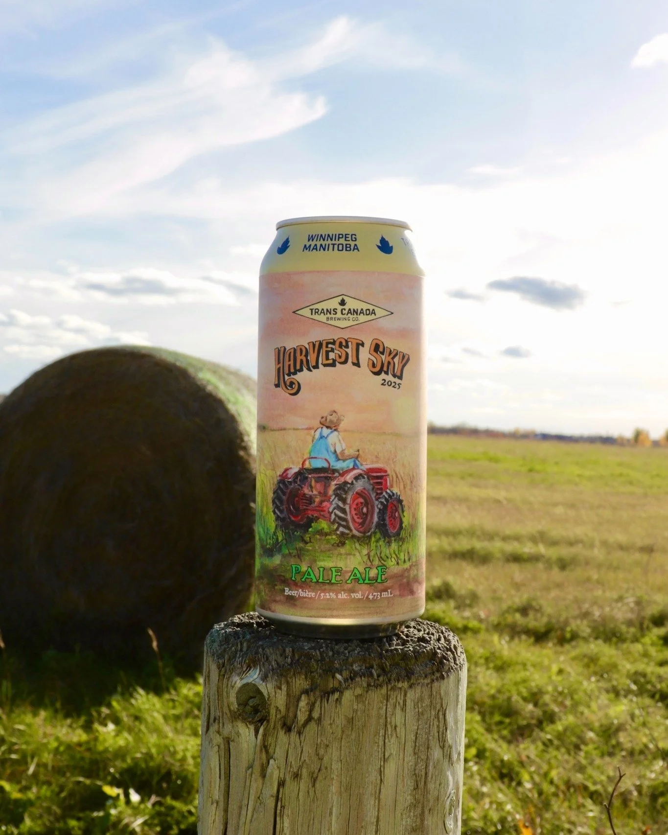 Harvest Sky Pale Ale, the celebration of our prairie roots🌾
Inspired by the golden hues of prairie sunsets, Harvest Sky is a perfectly balanced, medium-bodied pale ale with notes of citrus and biscuit, rounded out by just the right amount of hop bi