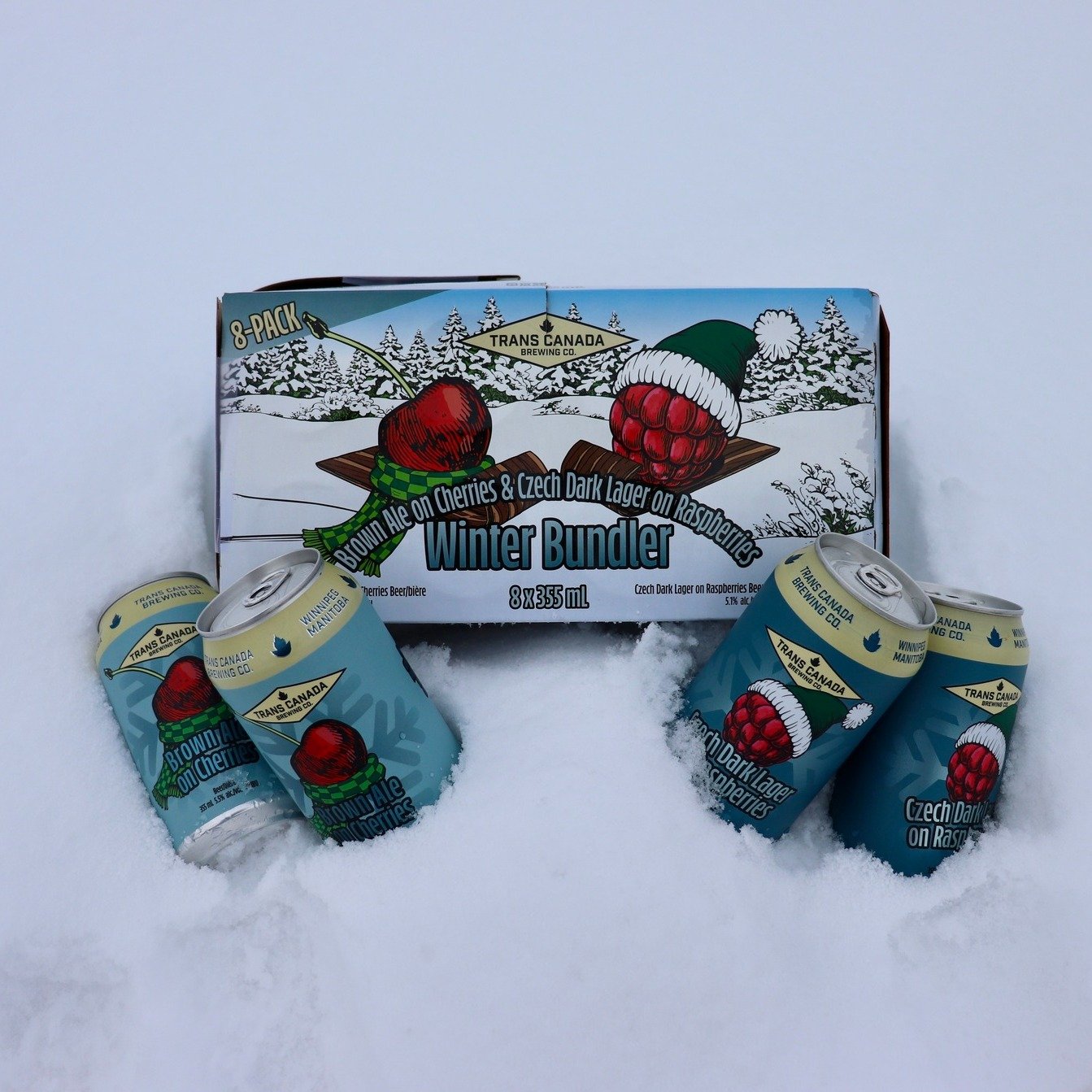 Winter calls for something a little cozier ✨

Our Winter Bundler 8-Pack is the perfect match for a cold, winter night. Bringing together bold, rich flavours, our Brown Ale on Cherries and Czech Dark Lager on Raspberries are the perfect duo to bundle 