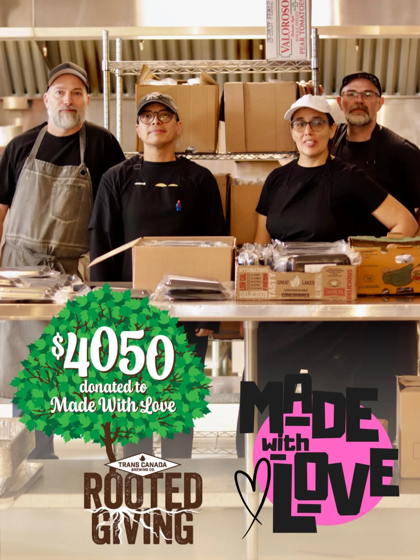 We ❤️ @chefbenkramer and his amazing team!

This past January, we teamed up with Chef Ben Kramer for our first TCB Rooted Giving Initiative in support of his charity Made with Love.

Made with Love is a charity led by Chef Ben and his team, that was 