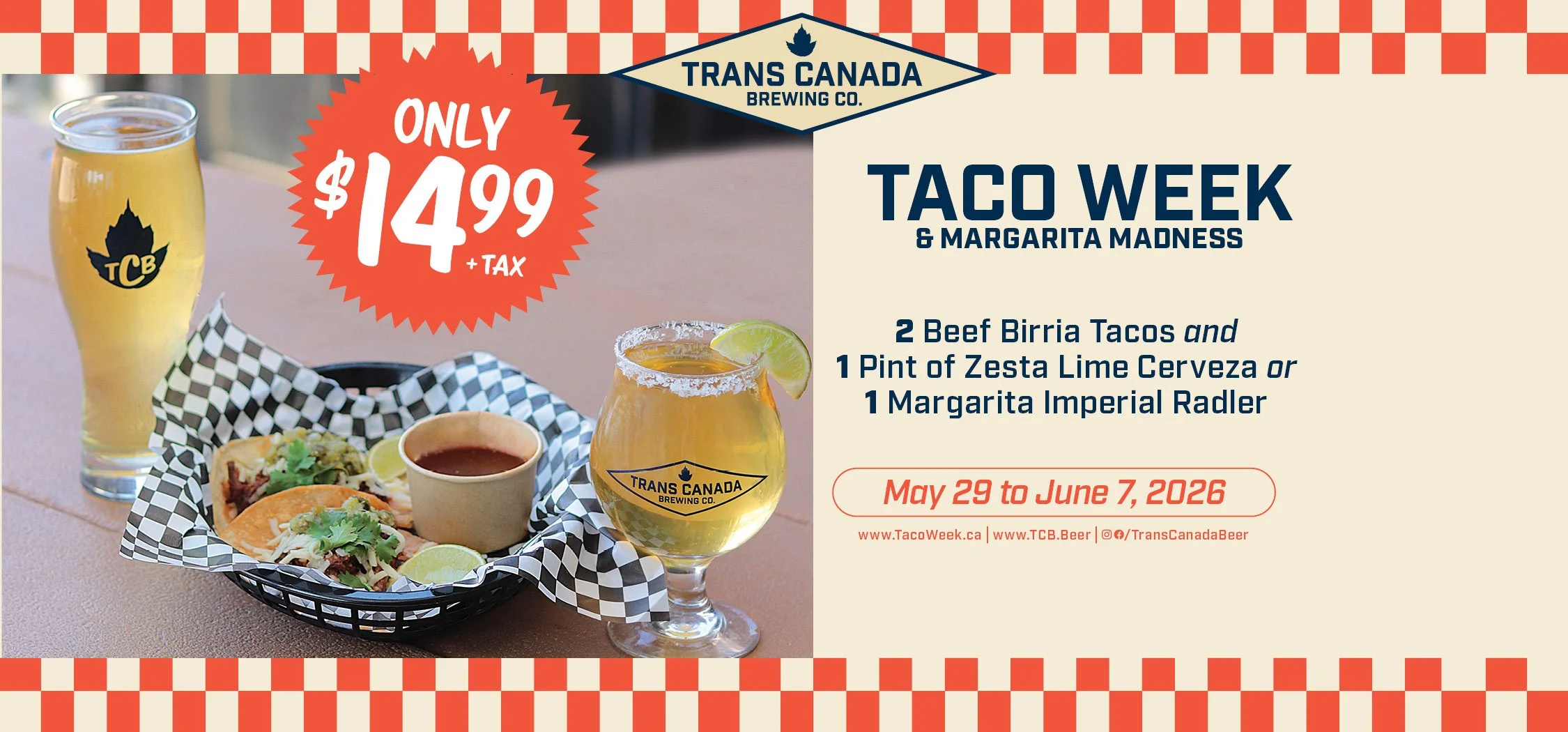 🌮Taco Week &amp; Margarita Madness🍋‍🟩
