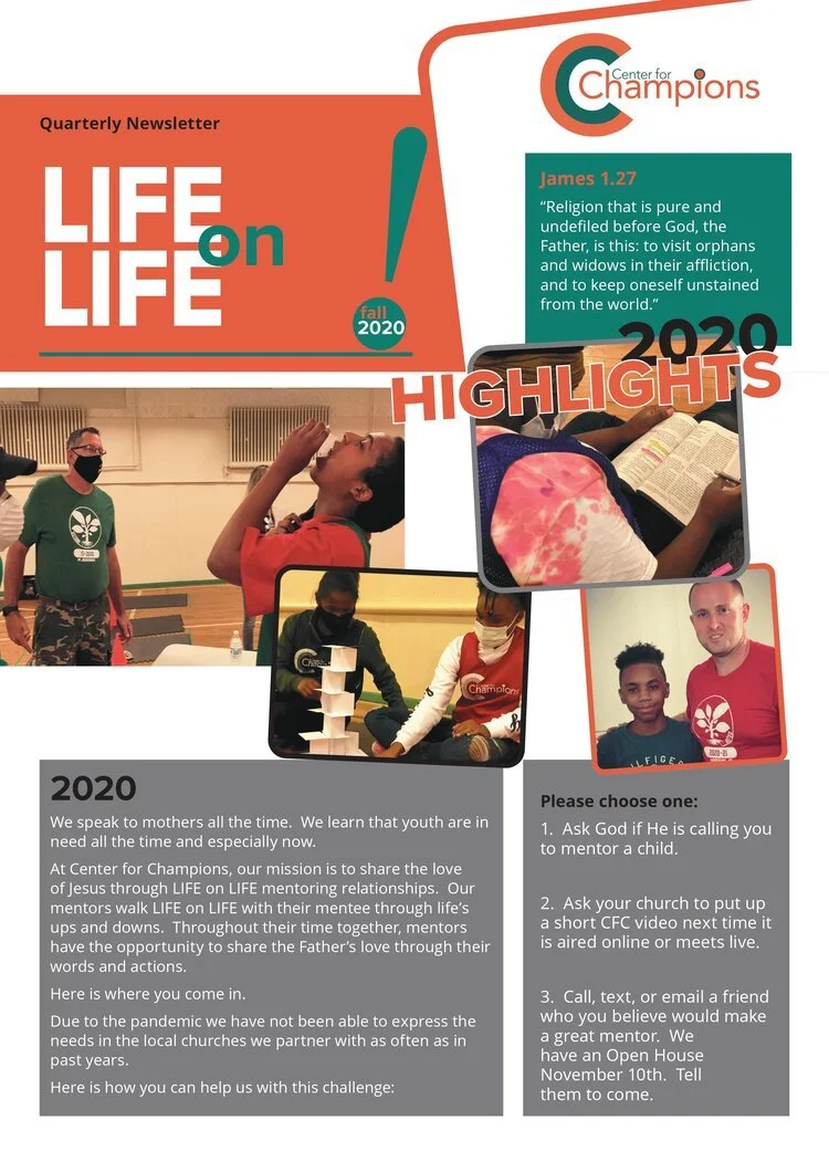 Fall Newsletter 2020