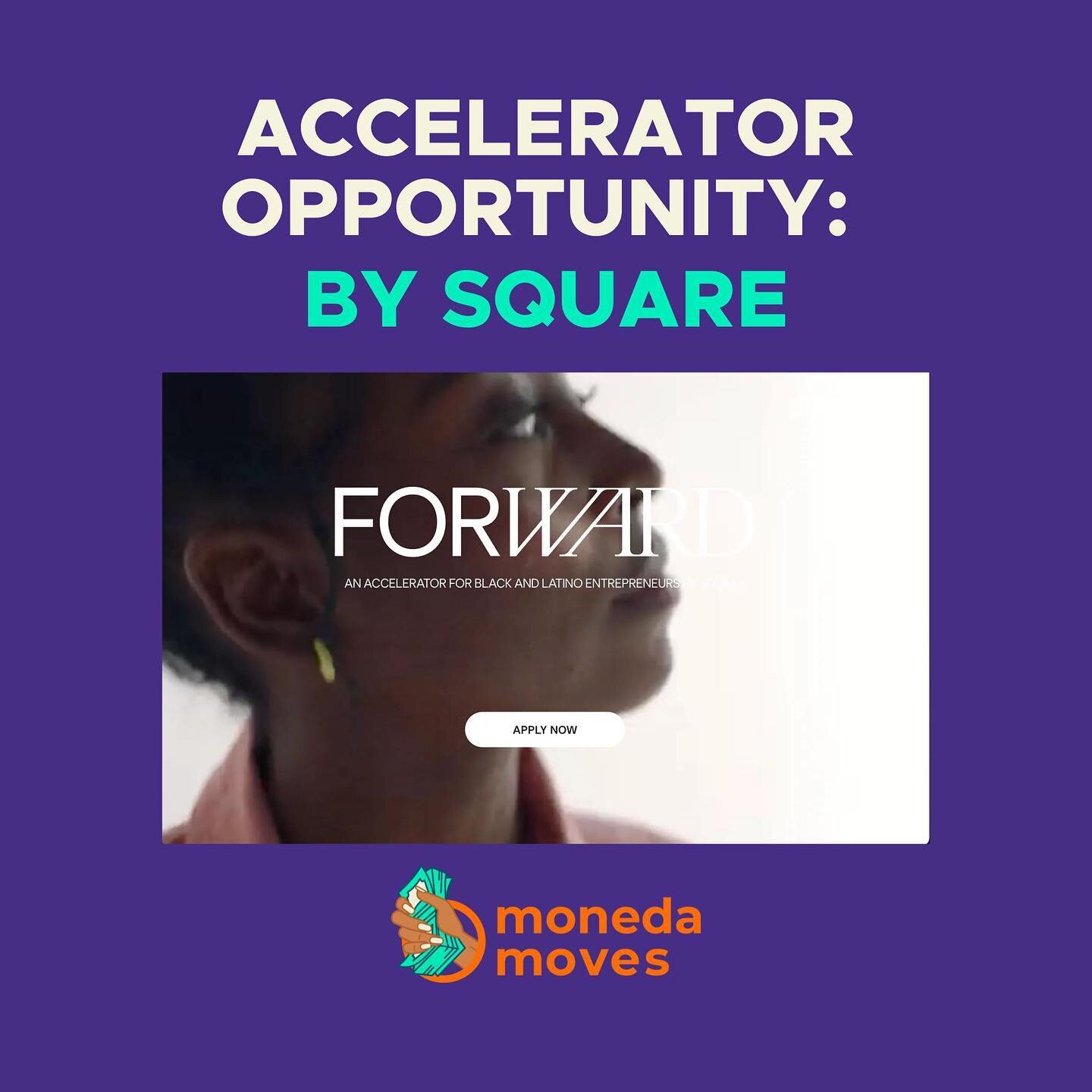 🚨There&rsquo;s a new accelerator opportunity for Black and Latino founders, mi gente. And it&rsquo;s coming from @square:

Square, the point of sale solution, is creating an accelerator to acknowledge the capital gap. From now until April 1, it will