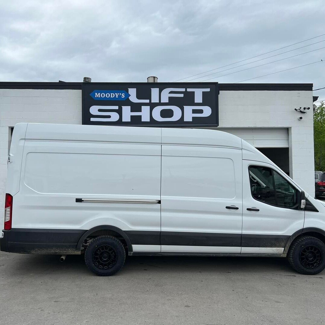 2021 Ford Transit w/ 16x8 Black Rhino Sequoia &amp; Falken Wildpeak A/T3W.  All kinds of wheels for all kinds of vehicles! 

 #trucknation #moodystire #4x4 #overlanding #trucklife #trucksofinstagram #offroad #trucksdaily #nicetruck #overland #offroad