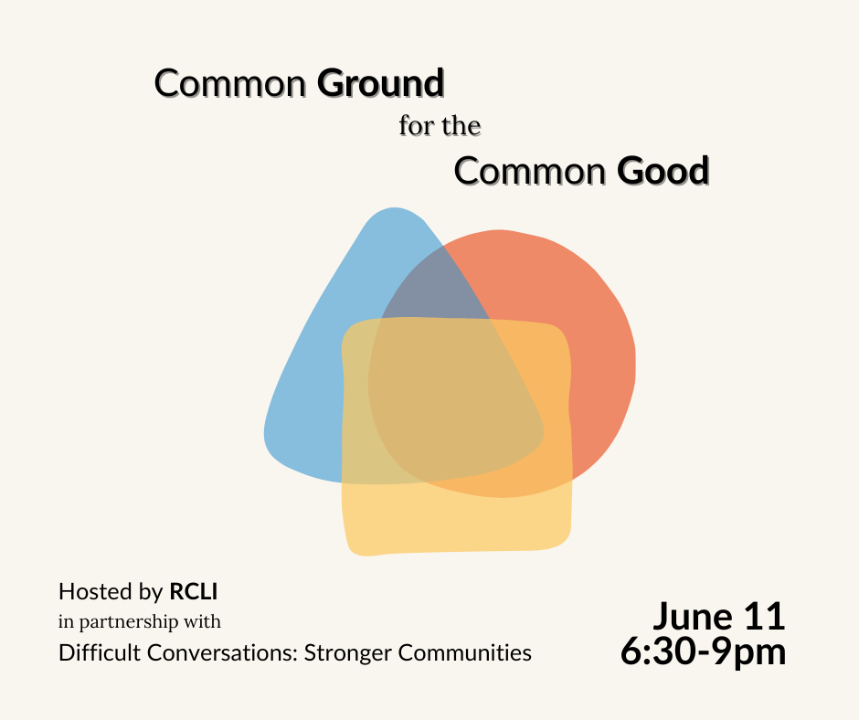 Common Ground for the Common Good