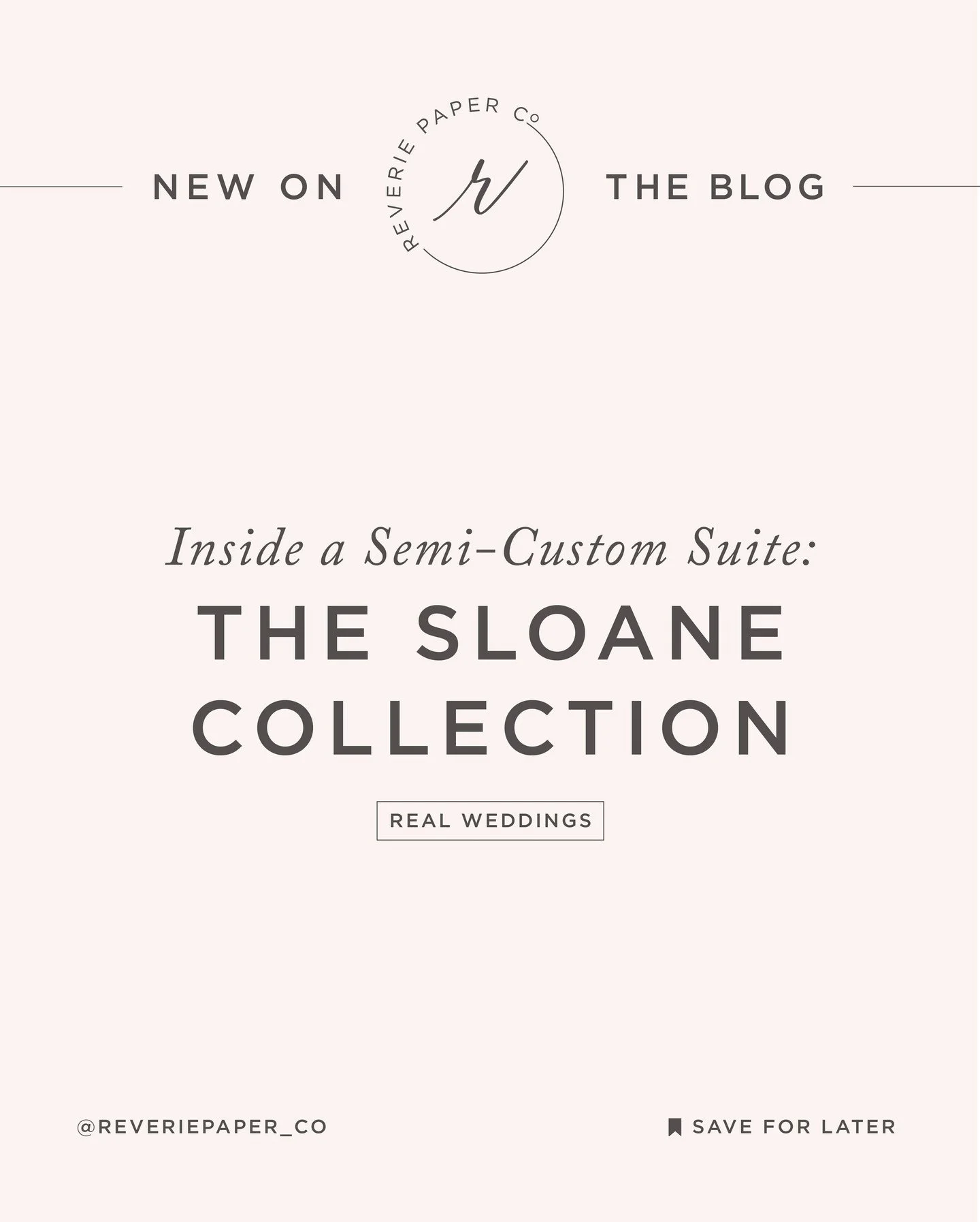 ✨ Introducing the Sloan Collection ✨⁣
⁣
Classic, refined, and endlessly versatile&mdash;Sloan is our go-to suite for couples who love timeless design with a tailored twist. Whether you&rsquo;re planning a black-tie affair or a romantic garden celebra