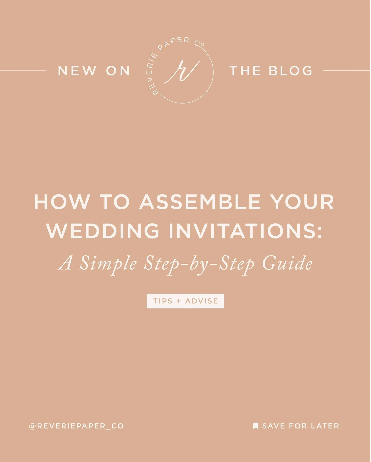 ✨ NEW ON THE BLOG ✨⁣
If your wedding invitations just arrived (hello, happy mail! 🤍), I put together a simple step-by-step guide to help you assemble everything beautifully and stress-free.⁣
⁣
From the best way to stack your insert cards, to wrappin