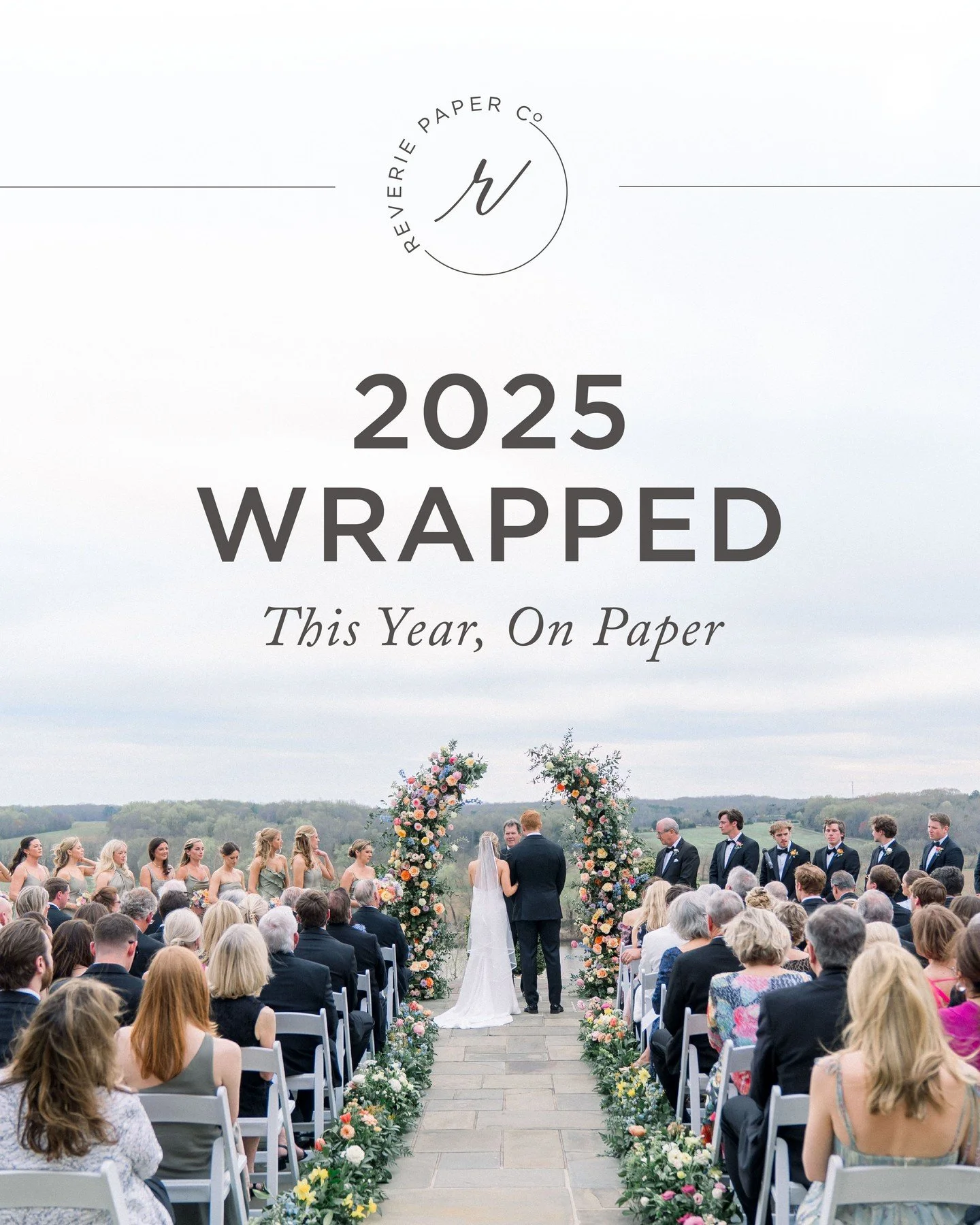 This year was filled with love stories told on paper&mdash;proofed, printed, sealed, and sent into the world. From custom venue illustrations and favorite ink colors to envelopes addressed and weddings celebrated across state lines, 2025 was one for 