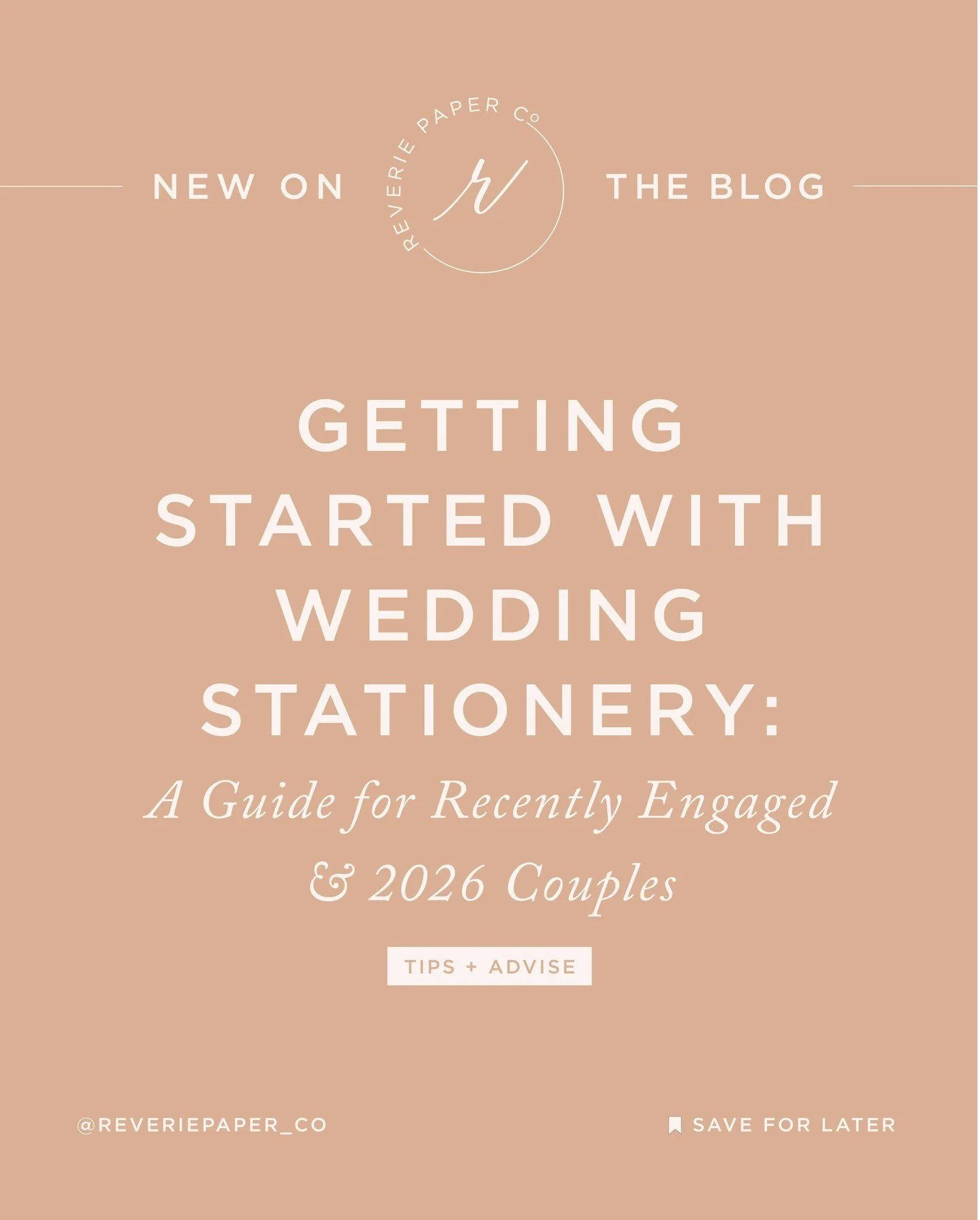 Newly engaged or planning a 2026 wedding and feeling unsure where to start with stationery? This one&rsquo;s for you 🤍⁣
⁣
I just shared a new blog post breaking down the wedding stationery process&mdash;from timelines and printing methods to the key