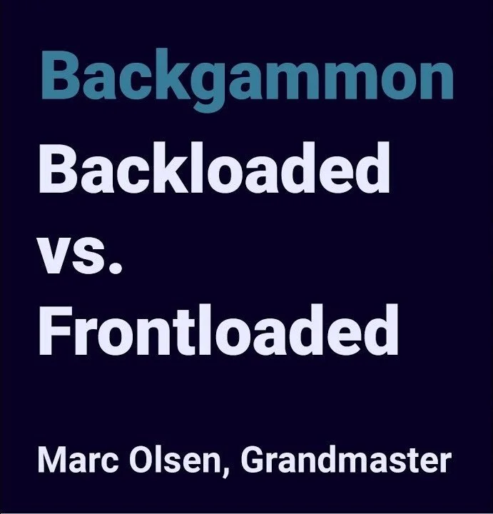 Backloaded vs. Frontloaded