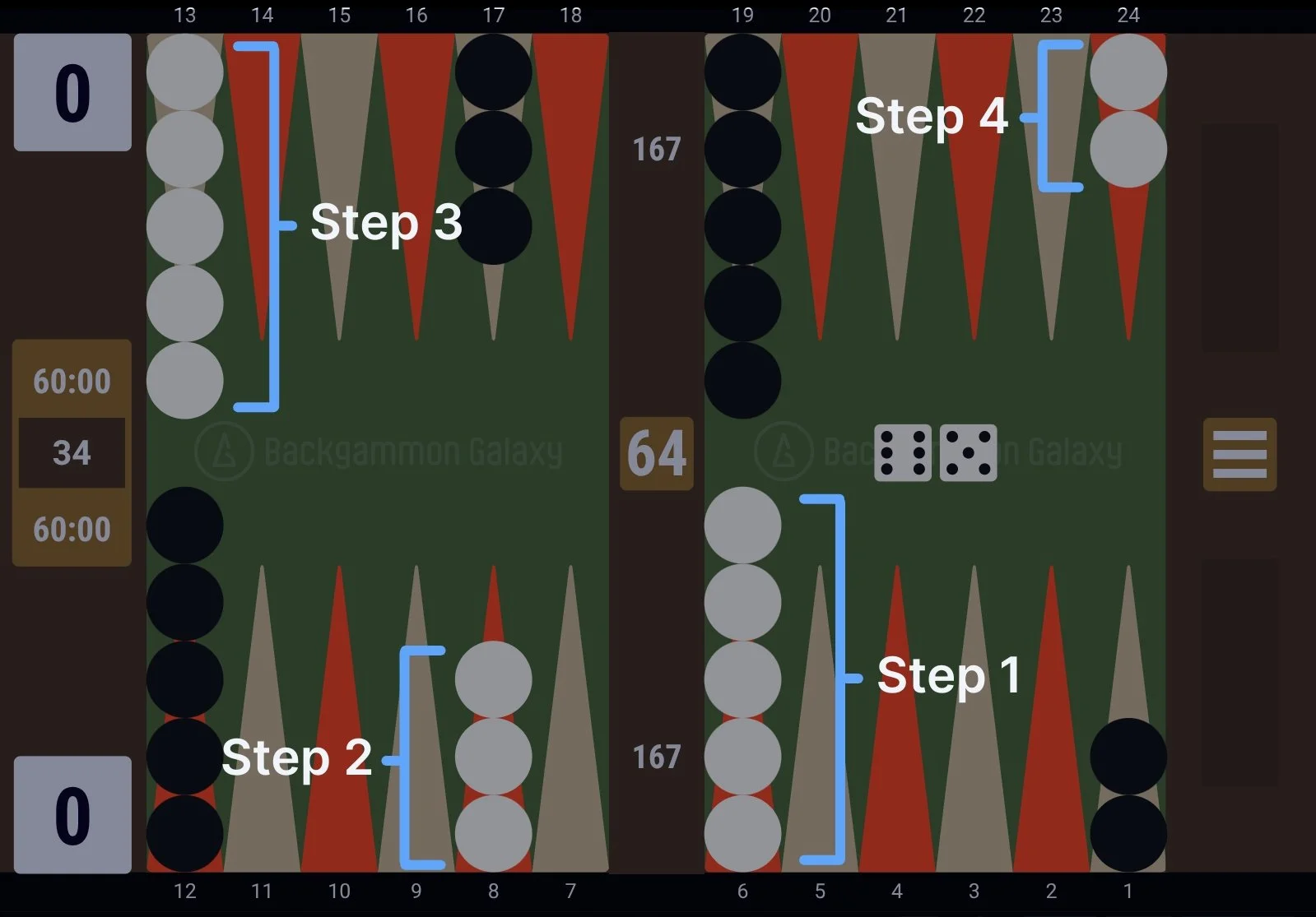 Default Backgammon Position How to Set Up a Backgammon Board: The Official Starting Position ...