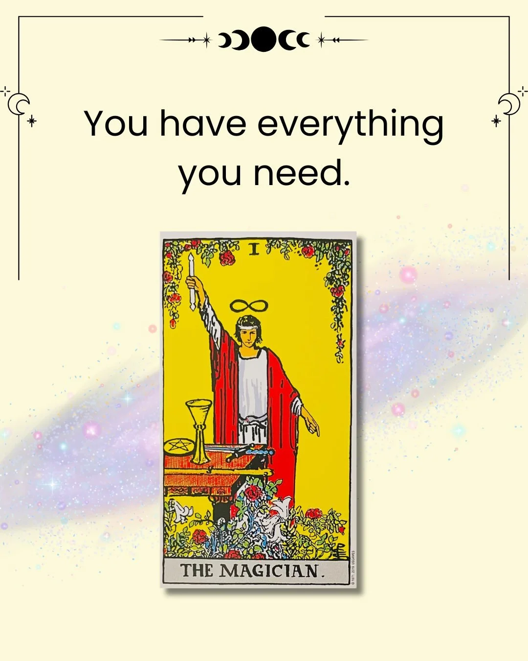 The Magician is here to tell you that you have everything you need to create your wildly fulfilling life. You are resourced and empowered.
💗
Hi, I'm Emma, and I'm here to help you create your wildly fulfilling life. 

✨Make clearer and more authenti