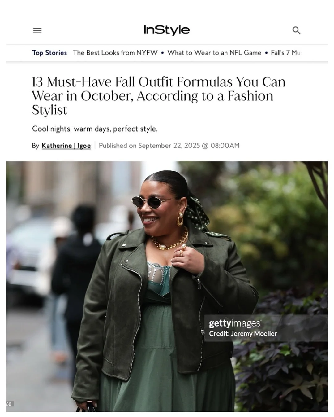 Thanks for the feature @instylemagazine 

&ldquo;13 Must-Have Fall Outfit Formulas You Can Wear in October, According to a Fashion Stylist&rdquo;

Cool nights, warm days, perfect style.

By Katherine J Igoe  @kjigoe 

https://www.instyle.com/what-to-