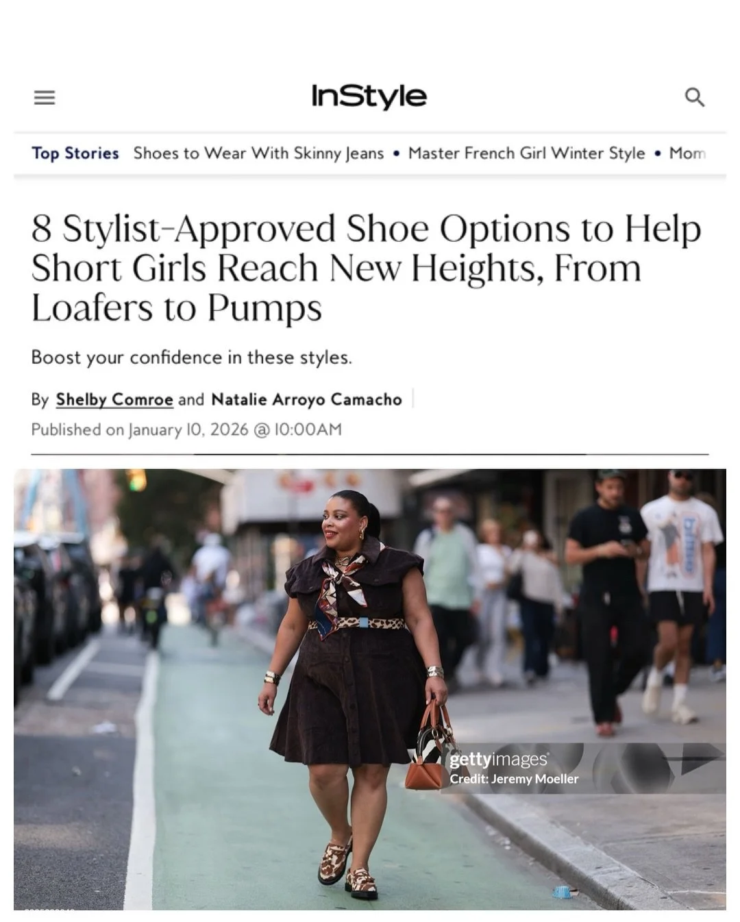Thanks for the feature @instylemagazine 

8 Stylist-Approved Shoe Options to Help Short Girls Reach New Heights, From Loafers to Pumps

Boost your confidence in these styles.

By Shelby Comroe  and Natalie Arroyo Camacho 
@shelbycomroe @personataliee