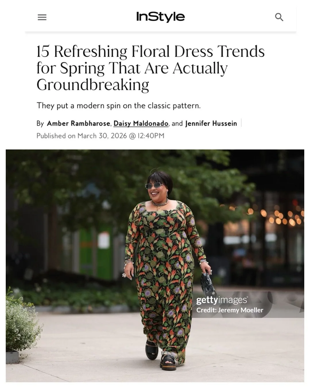 15 Refreshing Floral Dress Trends for Spring That Are Actually Groundbreaking

They put a modern spin on the classic pattern.

Thanks for the feature @instylemagazine x @amberdeexterous @daisymald_ @jen61598 ✨💖
📸 @jeremy.moeller 

https://www.insty