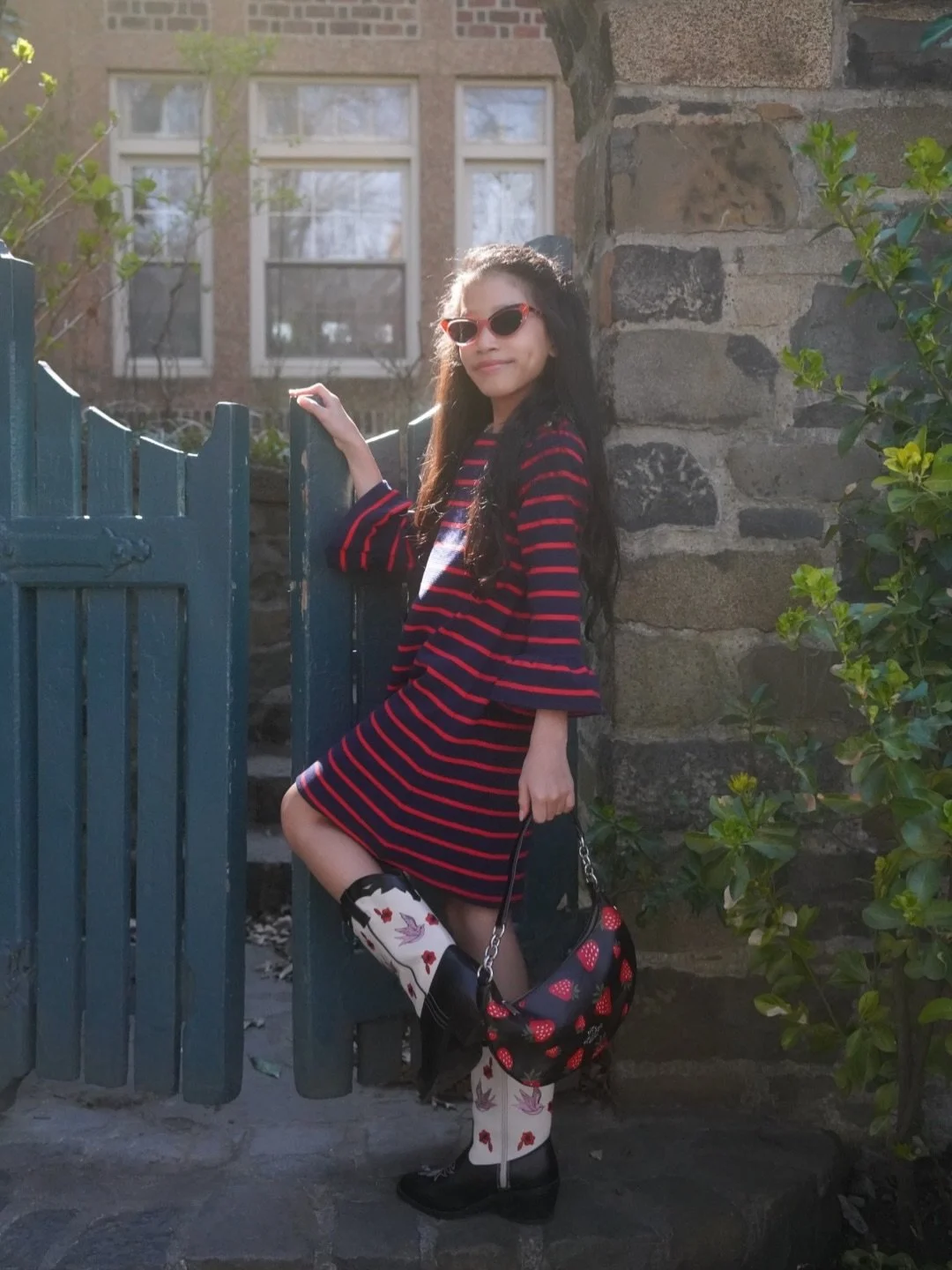 Spring tween style right now is all about playful confidence + mini fashion editor energy! Mixing Western, soft knits, and statement accessories. Think: cool girl, but still fun.

Why this trend works
	&bull;	@stevemadden Cowboy boots = structure + a