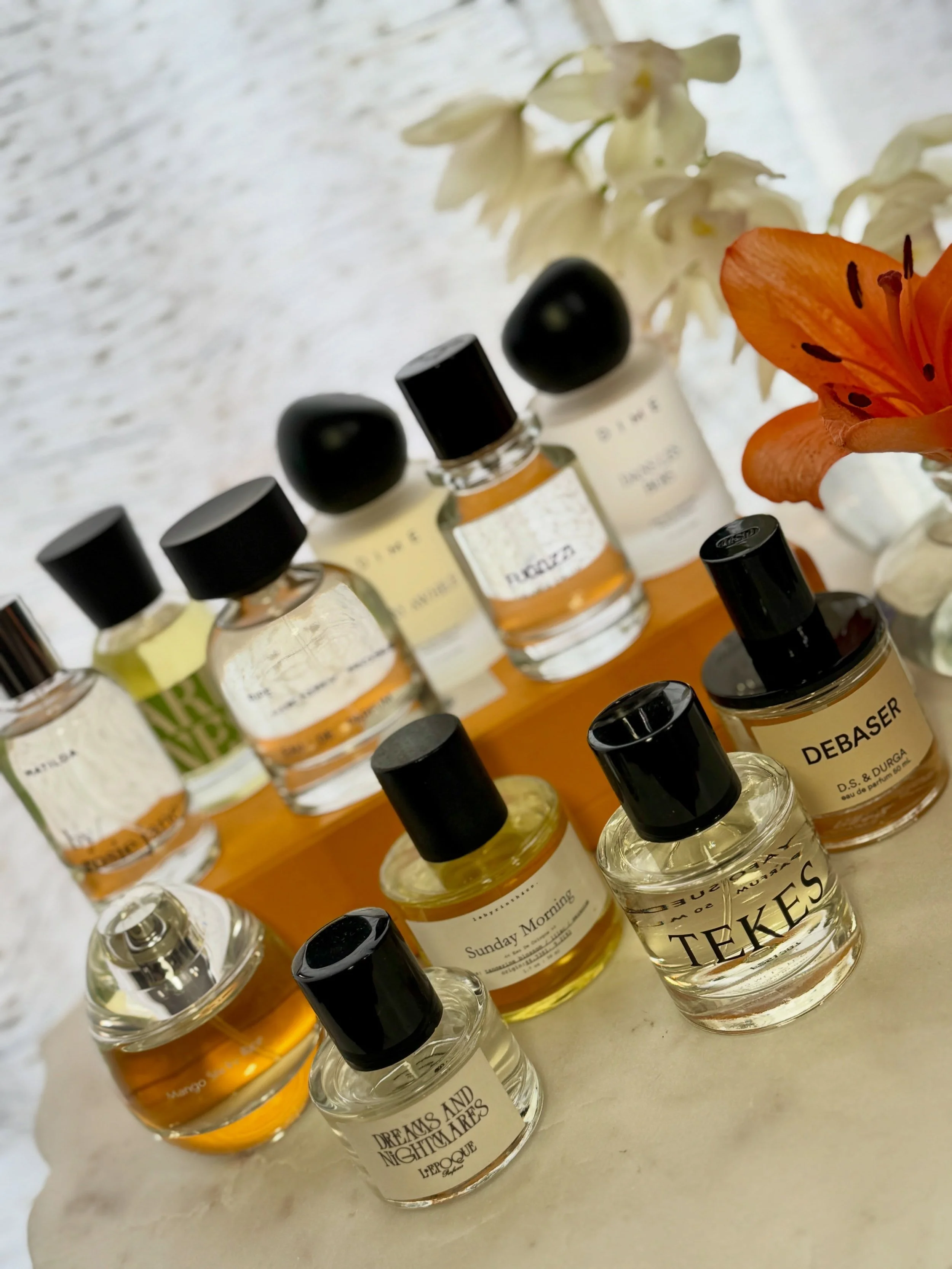 We can relaxation looks like fragrance testing, and honestly, it feels like therapy. 

A little joy, a little piece of mind, a little discovery, and a whole lot of curiosity in every spritz. 
Fragrance has a beautiful way of slowing me down, lifting 