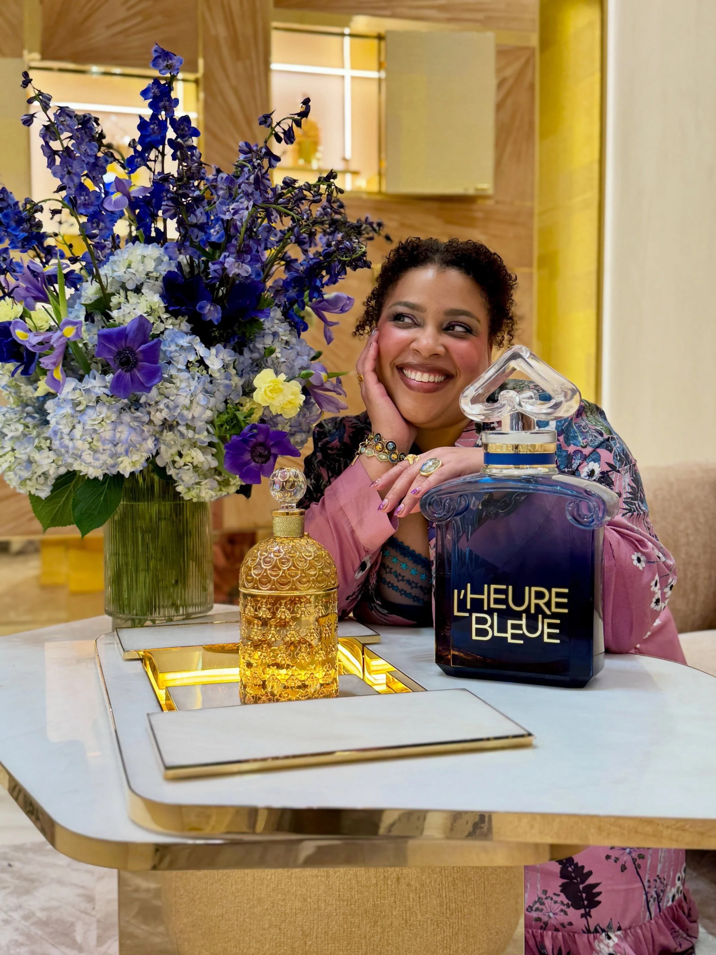 Yesterday with @guerlain at @waldorfnyc, discovering a new chapter of L&rsquo;Heure Bleue. 💙

Created by Jacques Guerlain in 1912, the original L&rsquo;Heure Bleue has lived for more than a century as one of the Maison&rsquo;s great olfactory signat