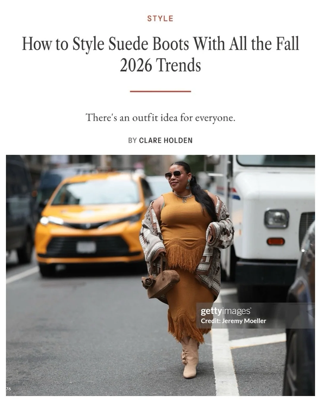 How to Style Suede Boots With All the Fall 2026 Trends
There&rsquo;s an outfit idea for everyone. 

@glamourmag x Clare Holden

https://www.glamour.com/story/how-to-style-suede-boots

#falltrends #fallfashiontrends #fallfashion #fallfashioninspo #nyc